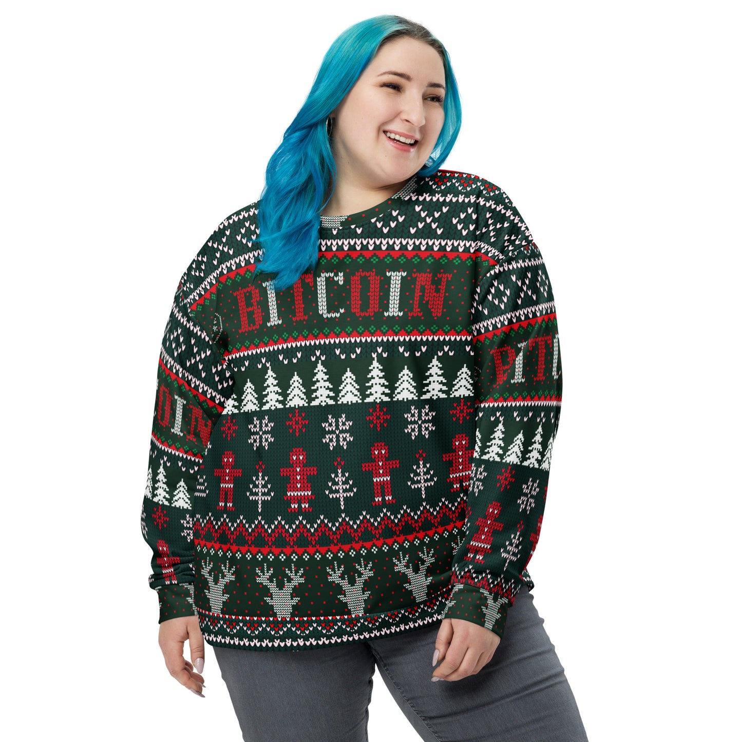 Bitcoin Snowman Sweatshirt In N Out Crypto