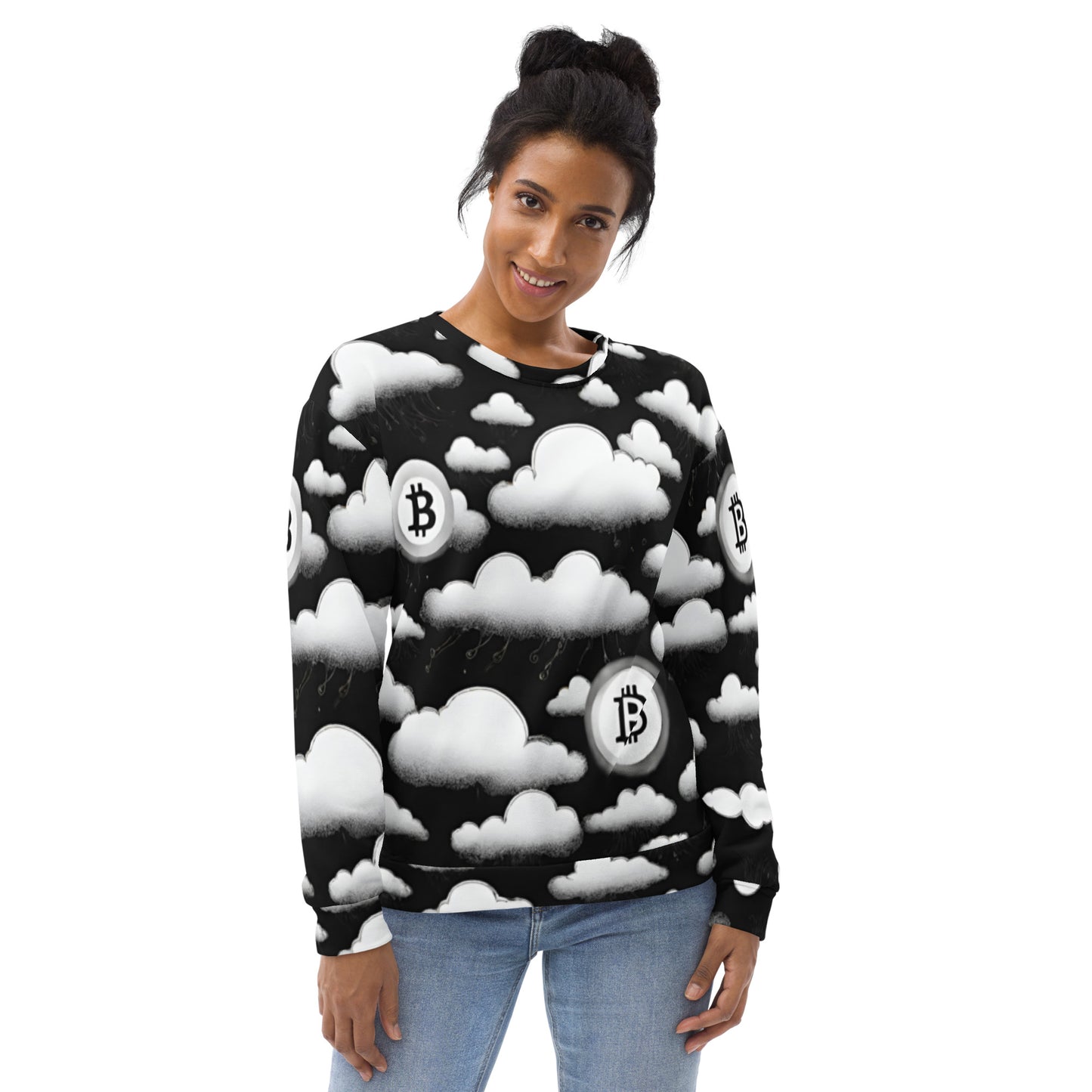 Bitcoin Cloud Sweatshirt In N Out Crypto