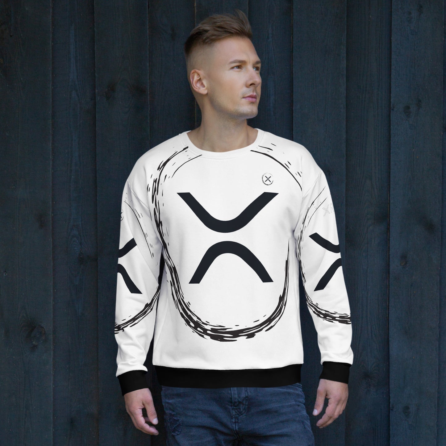 Xrp Incircle White Sweatshirt In N Out Crypto
