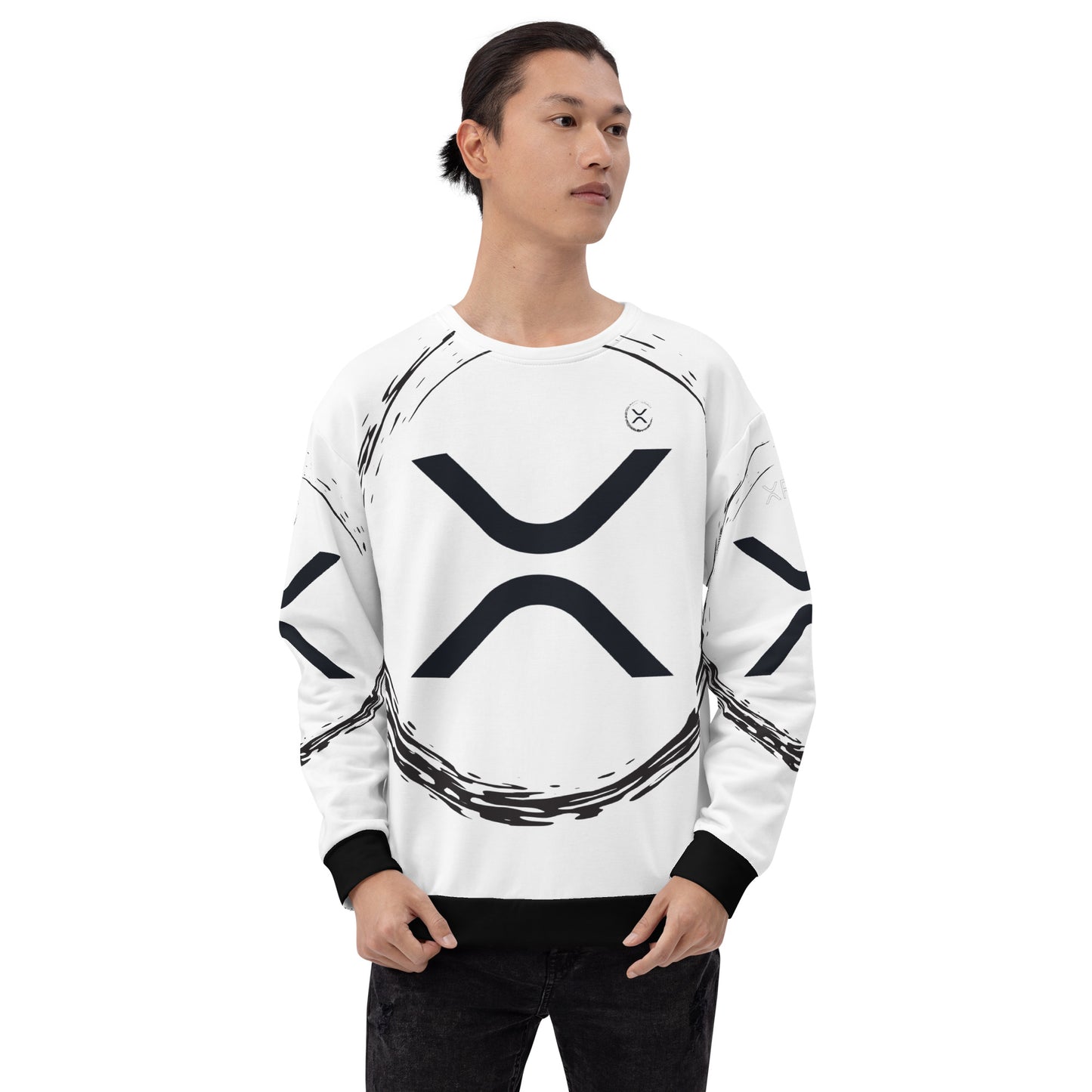 Xrp Incircle White Sweatshirt In N Out Crypto