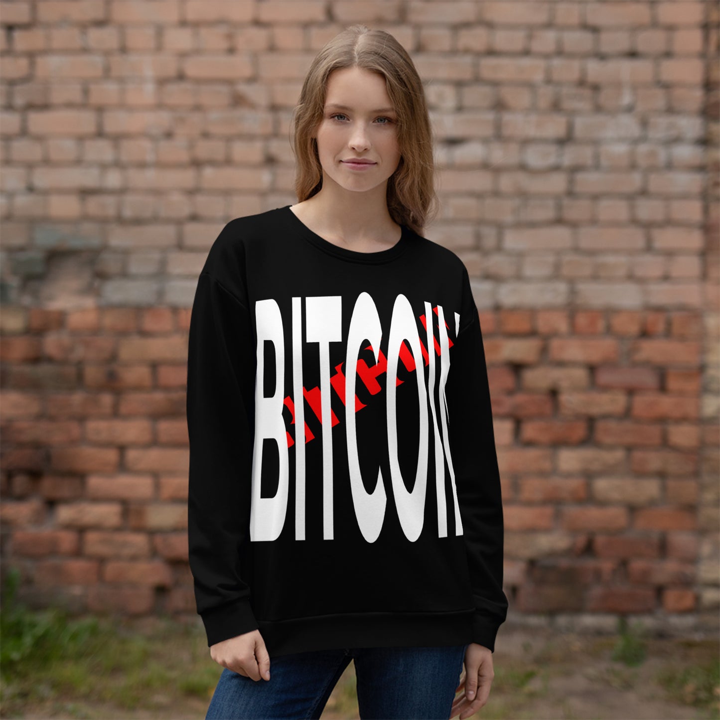 Bitcoin Bold Sweatshirt In N Out Crypto