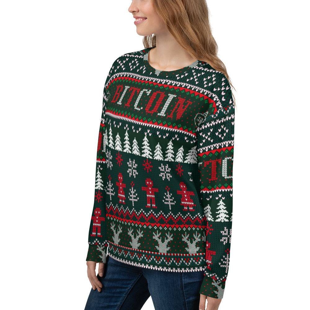 Bitcoin Snowman Sweatshirt