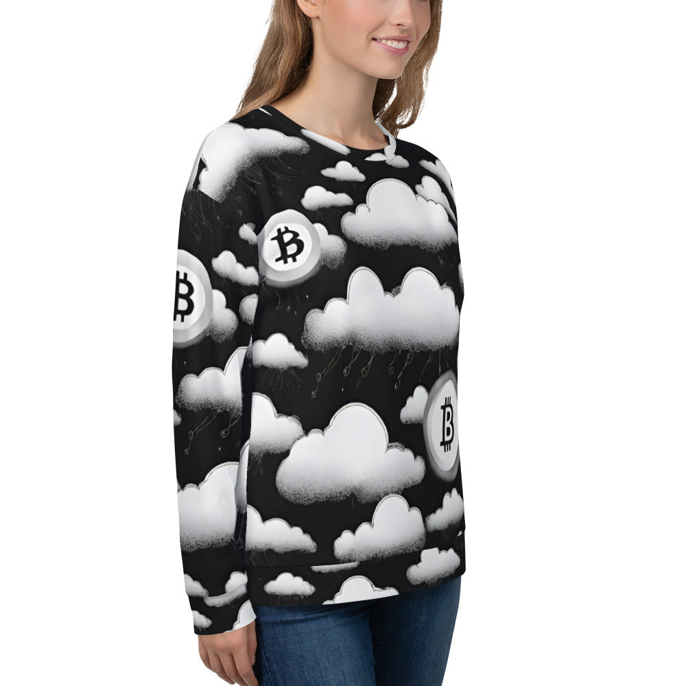Bitcoin Cloud Sweatshirt In N Out Crypto