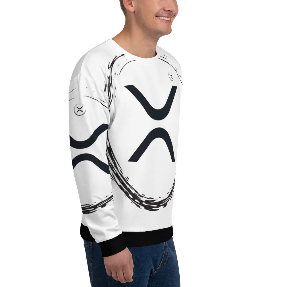 Xrp Incircle White Sweatshirt In N Out Crypto
