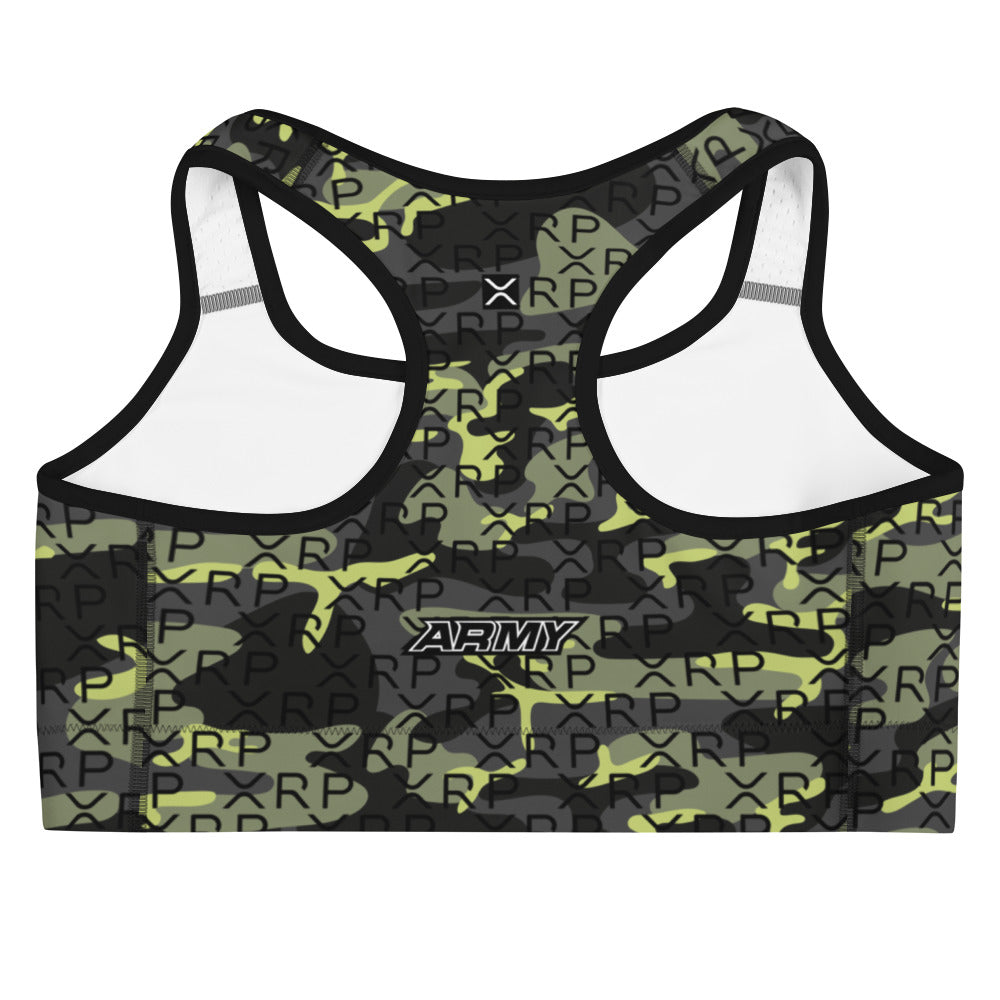 Xrp Army Sport Bra printful