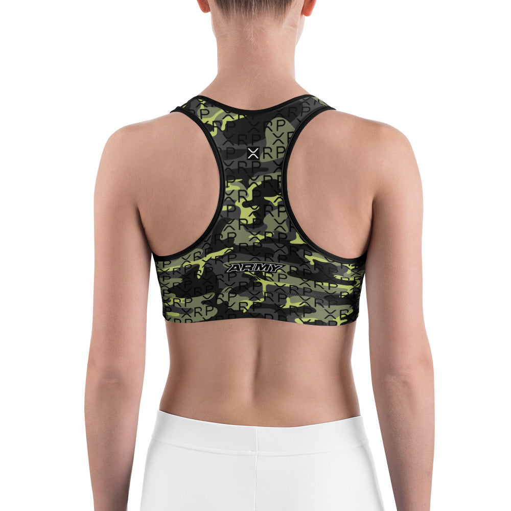 Xrp Army Sport Bra printful