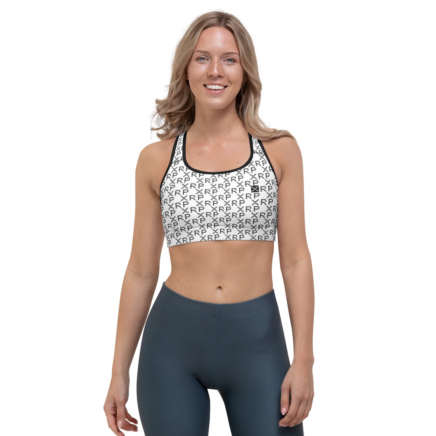 Xrp Snow Sports Bra printful