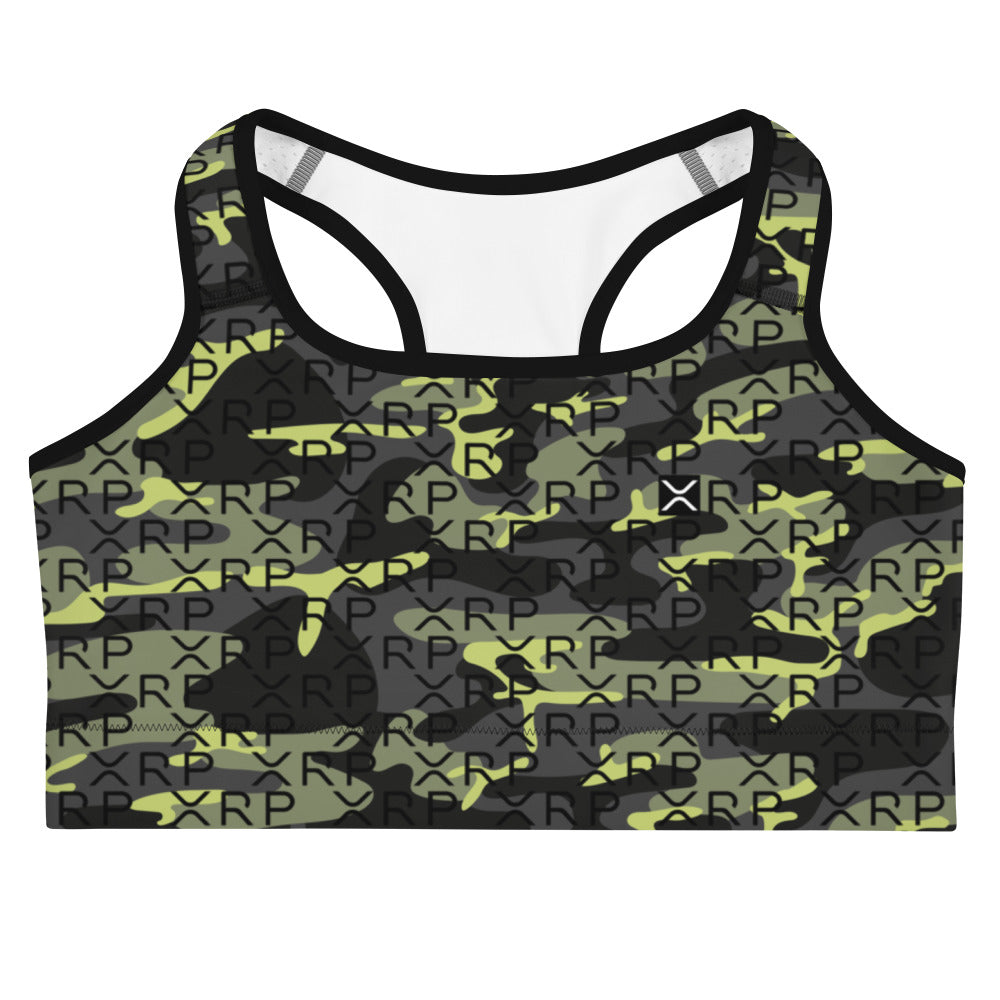 Xrp Army Sport Bra printful