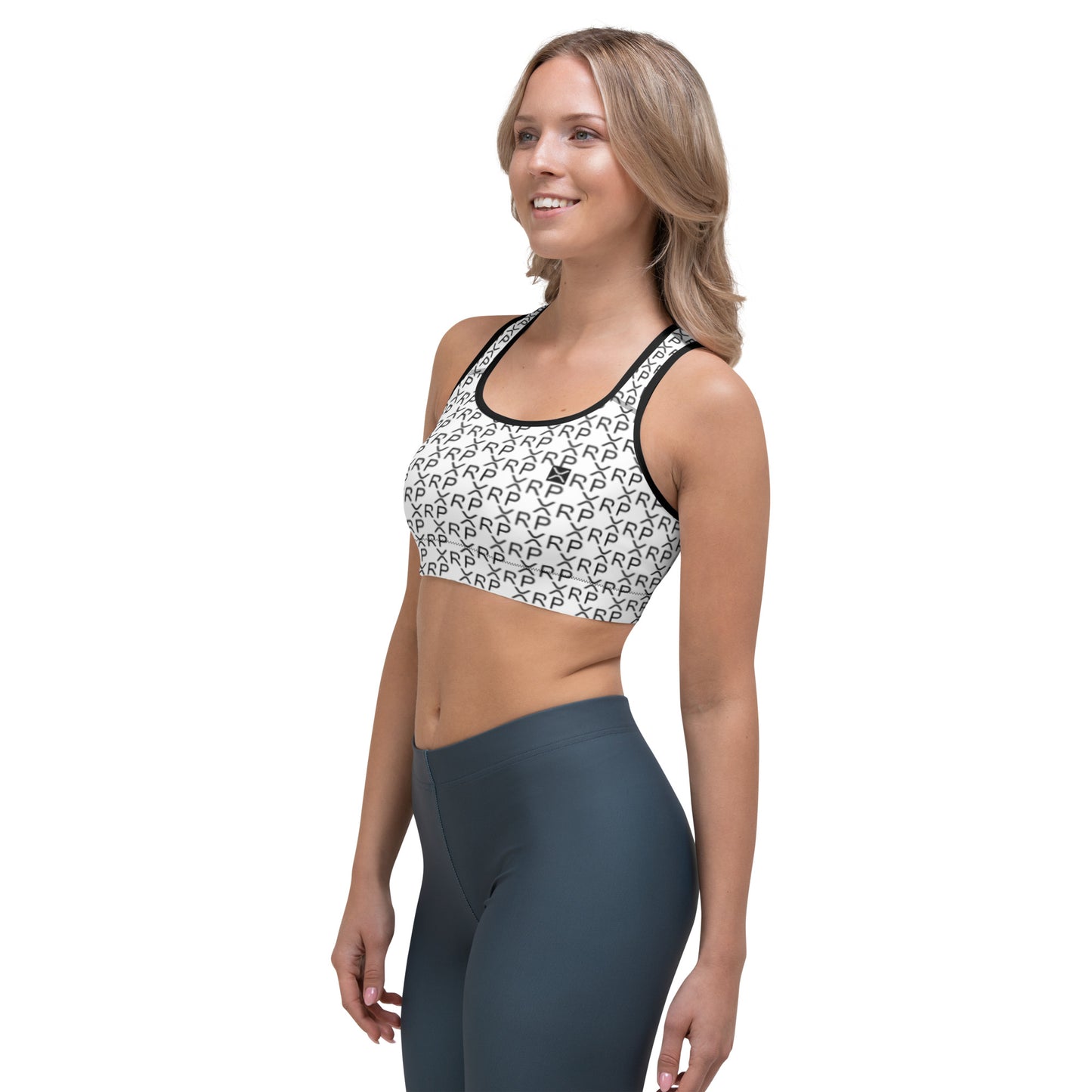 Xrp Snow Sports Bra printful