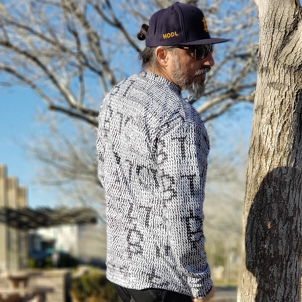 Bitcoin Knit Sweatshirt In N Out Crypto