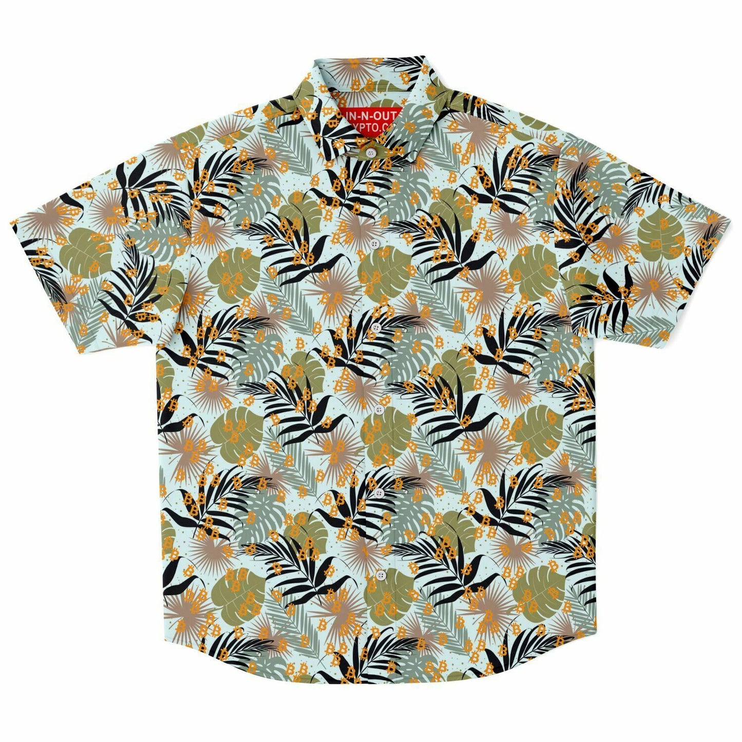 Bitcoin Leaf Outline Shirt In N Out Crypto