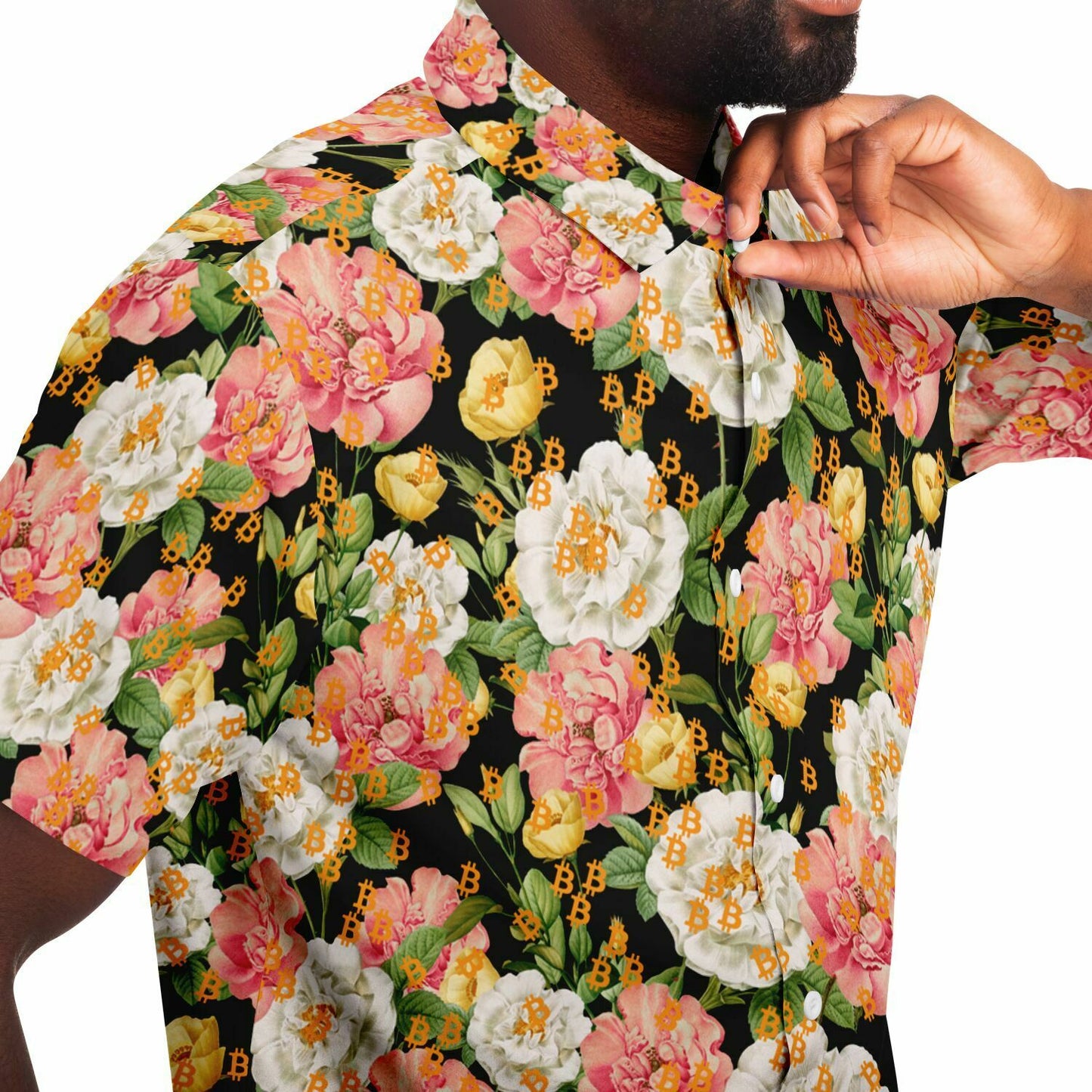 Bitcoin Floral Shirt In N Out Crypto