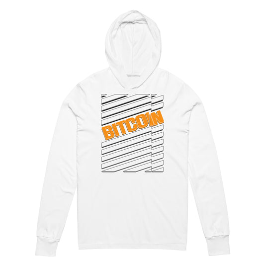 Bitcoin Zebra Arancio Hooded Tee In N Out Crypto