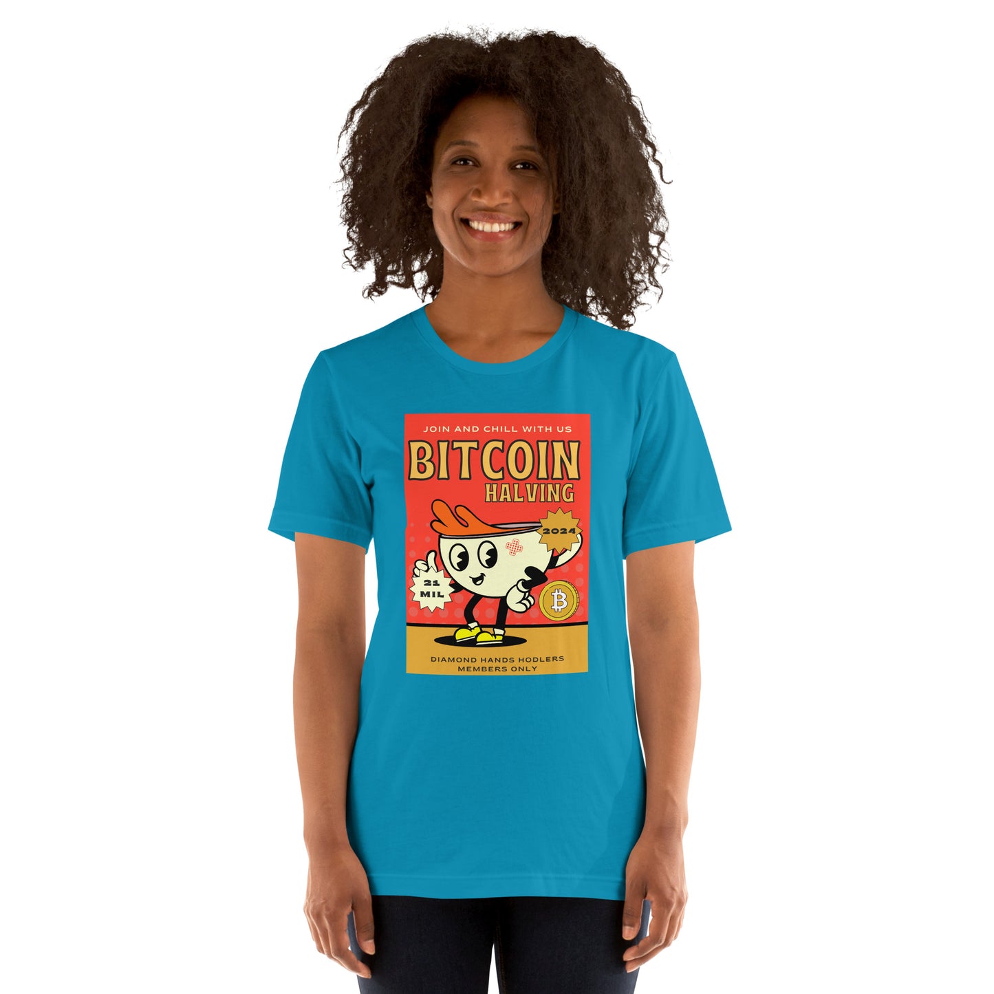 Bitcoin Retro 70s T-Shirt In N Out Crypto