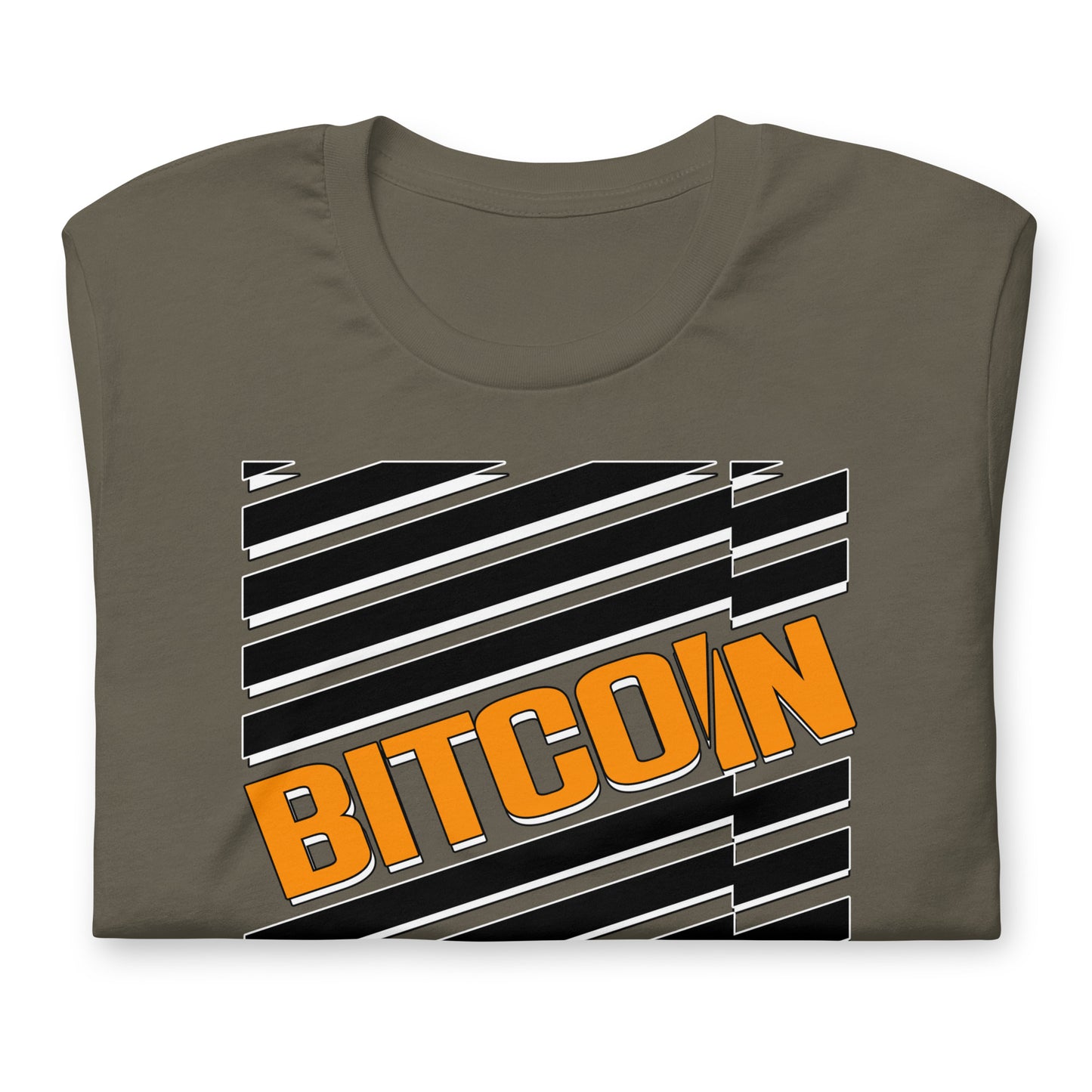 Bitcoin Zebra Arancio Tee