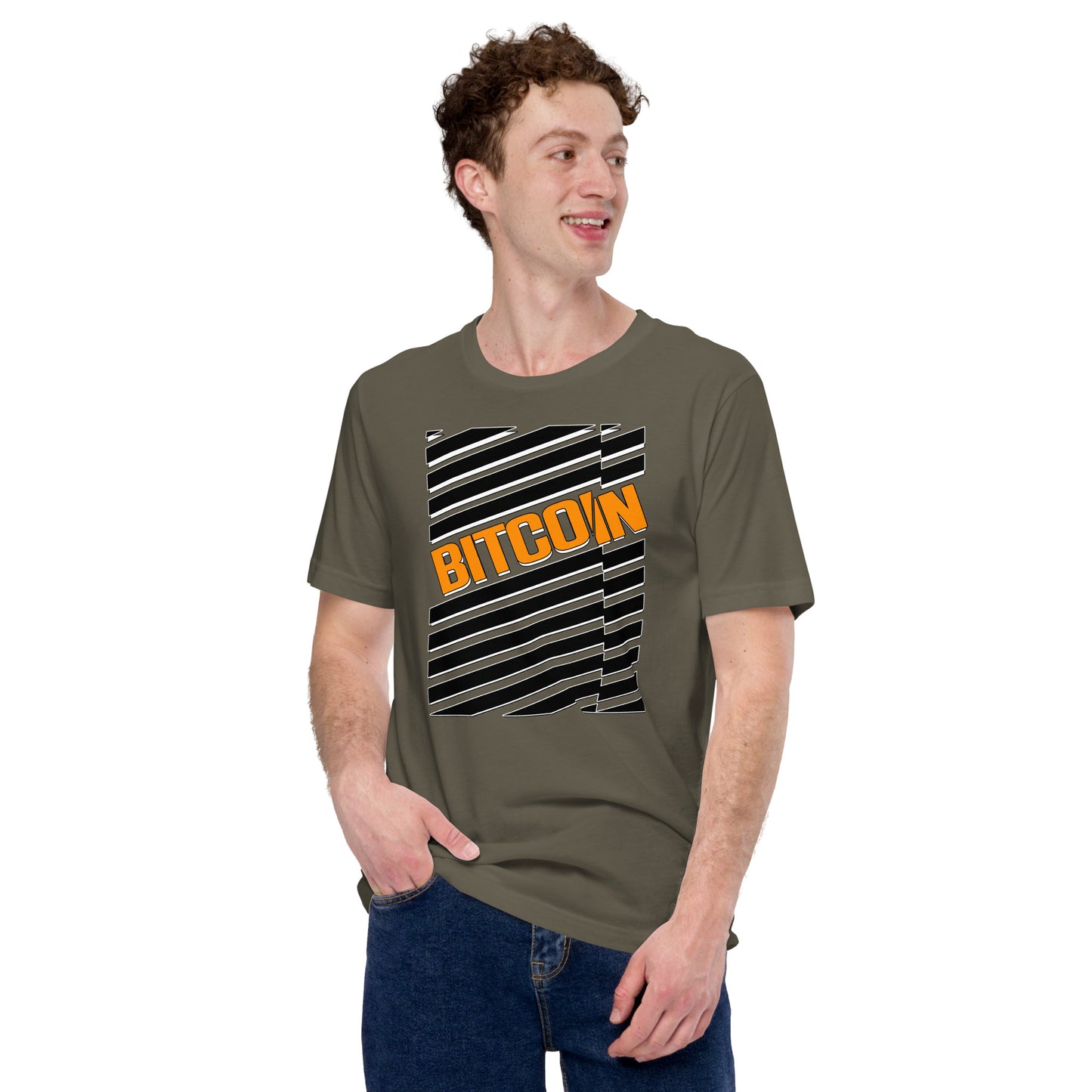 Bitcoin Zebra Arancio Tee In N Out Crypto