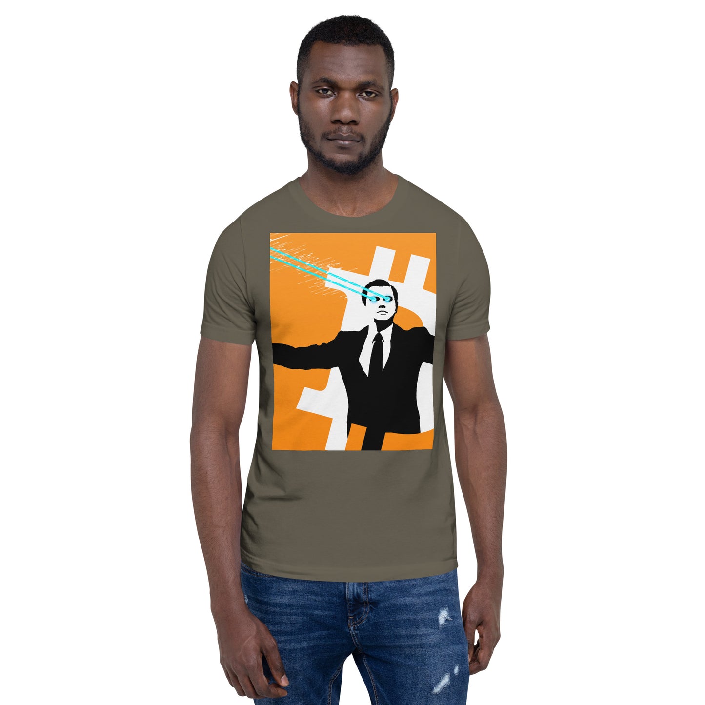 Bitcoin Laser T-shirt In N Out Crypto