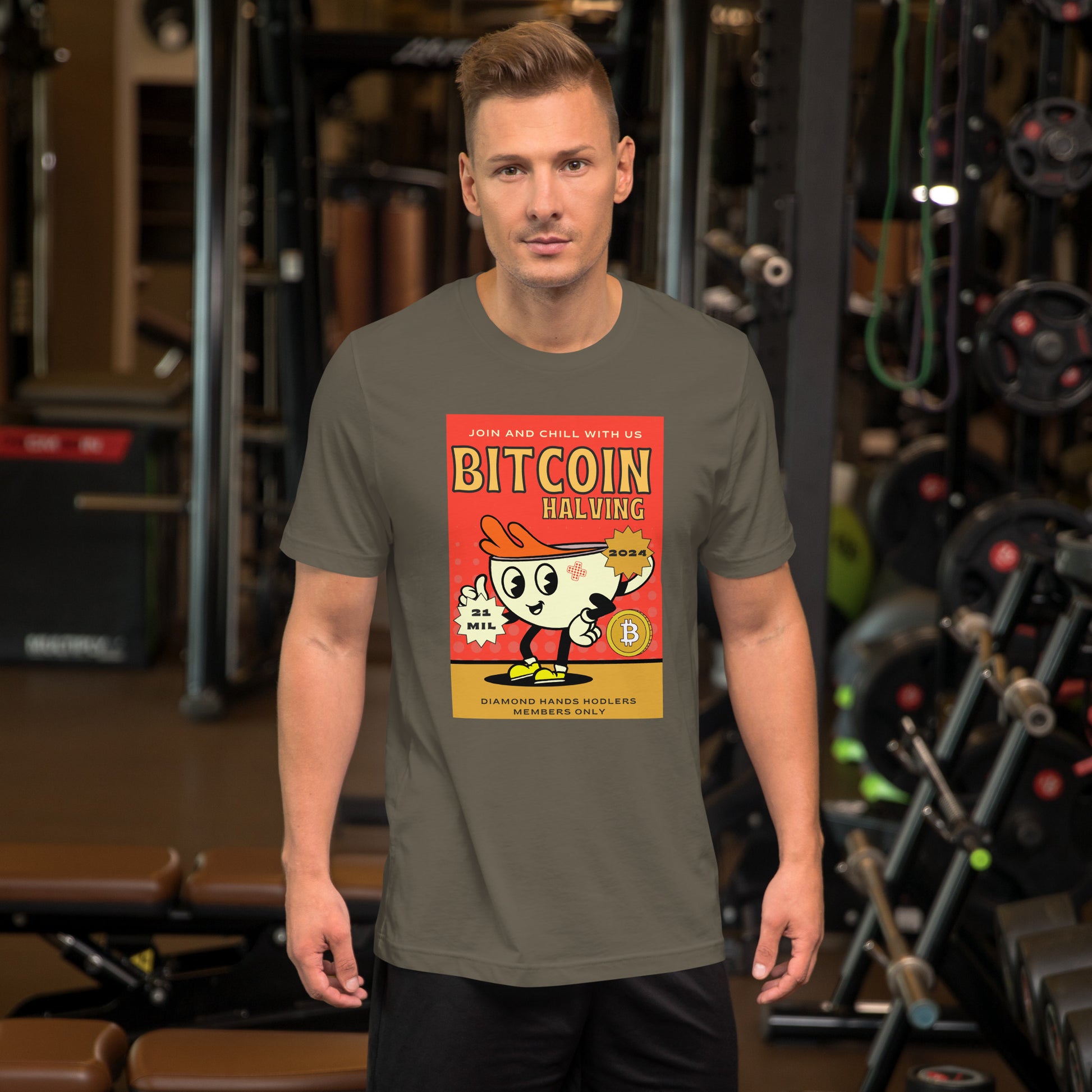 Bitcoin Retro 70s T-Shirt In N Out Crypto