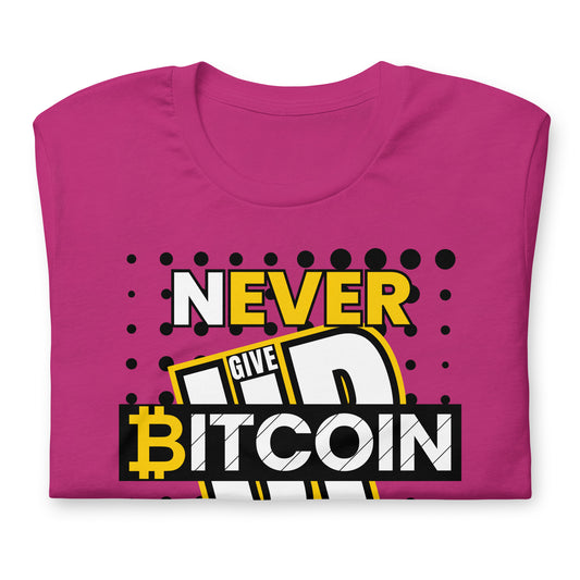 Bitcoin Never Give Up T-Shirt In N Out Crypto