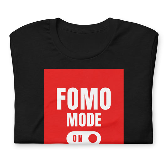 Bitcoin Fomo Mode On T-Shirt In N Out Crypto