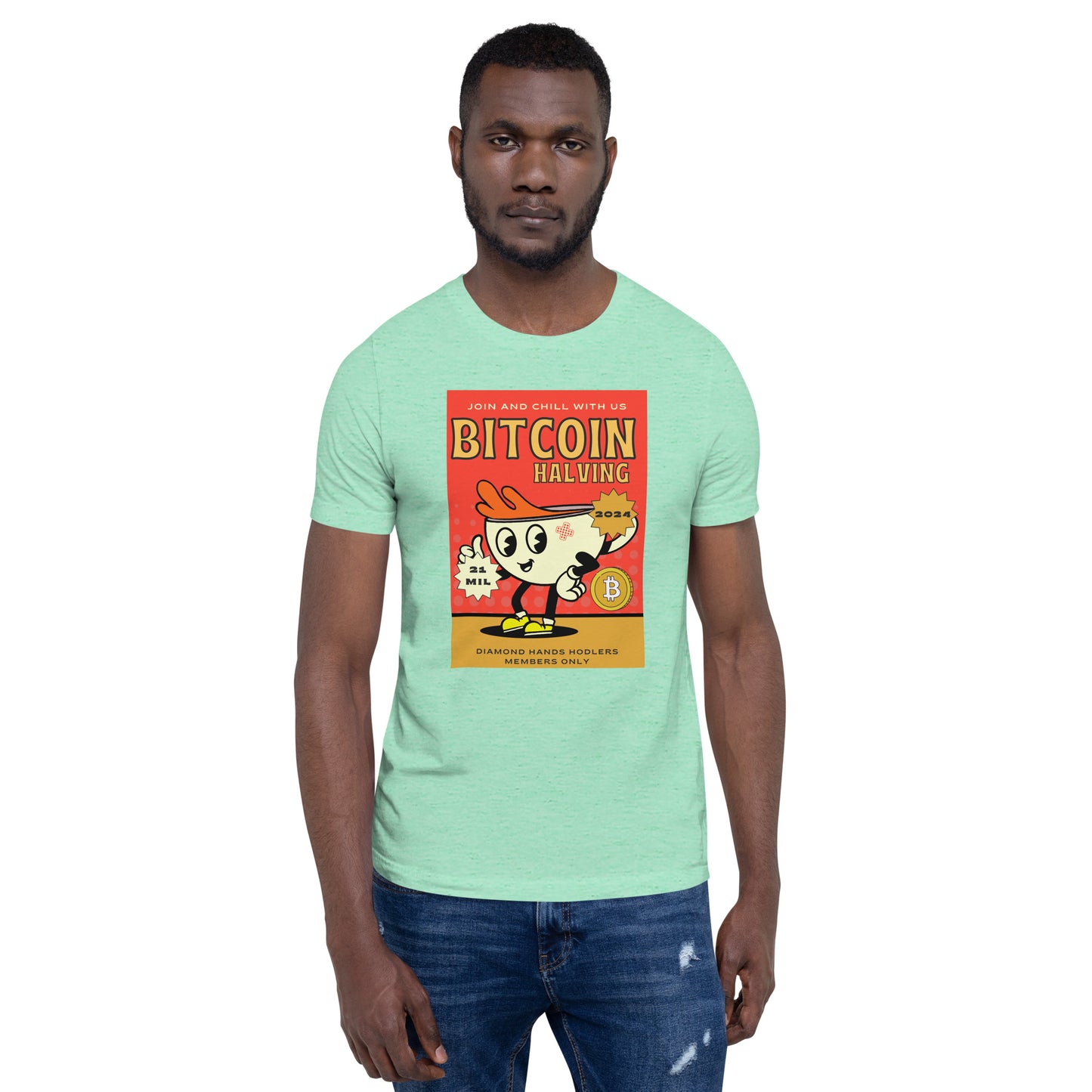 Bitcoin Retro 70s T-Shirt In N Out Crypto