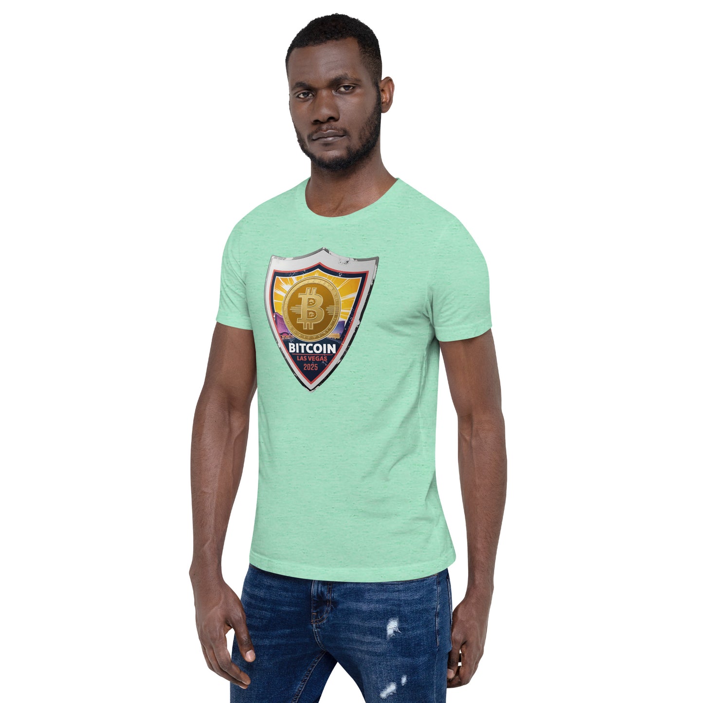 Bitcoin Las Vegas 2025 Shield T-Shirt In N Out Crypto