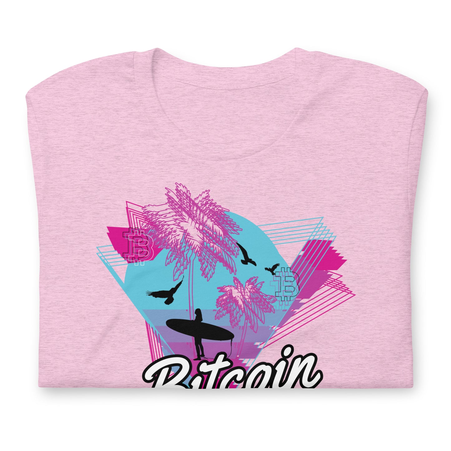 Bitcoin Surf Neon T-Shirt In N Out Crypto