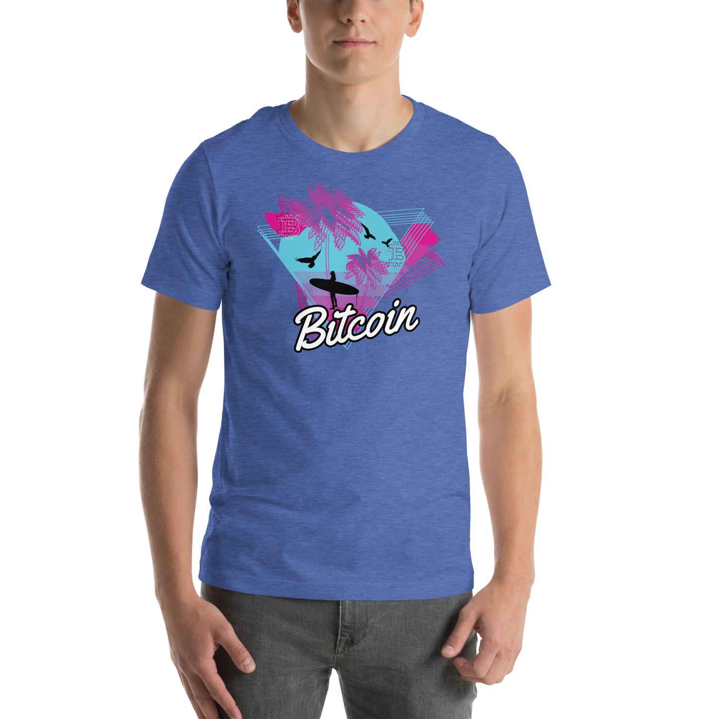 Bitcoin Surf Neon T-Shirt In N Out Crypto