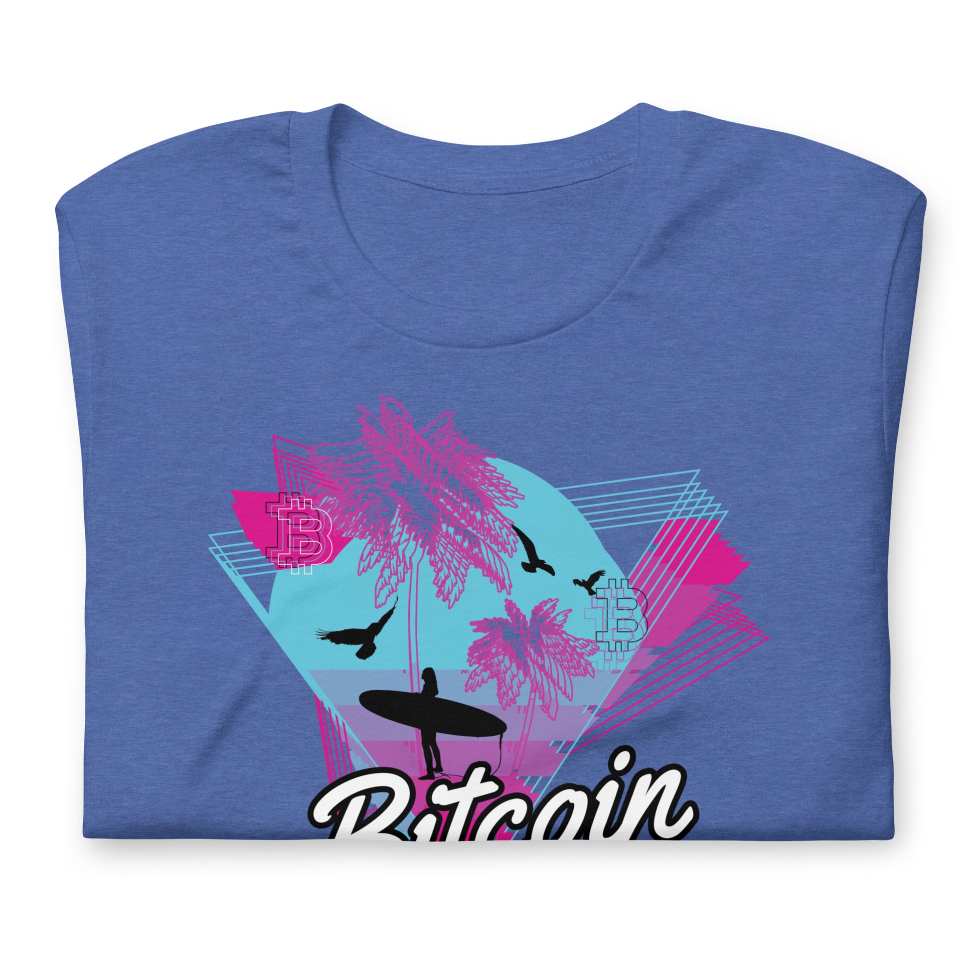Bitcoin Surf Neon T-Shirt In N Out Crypto