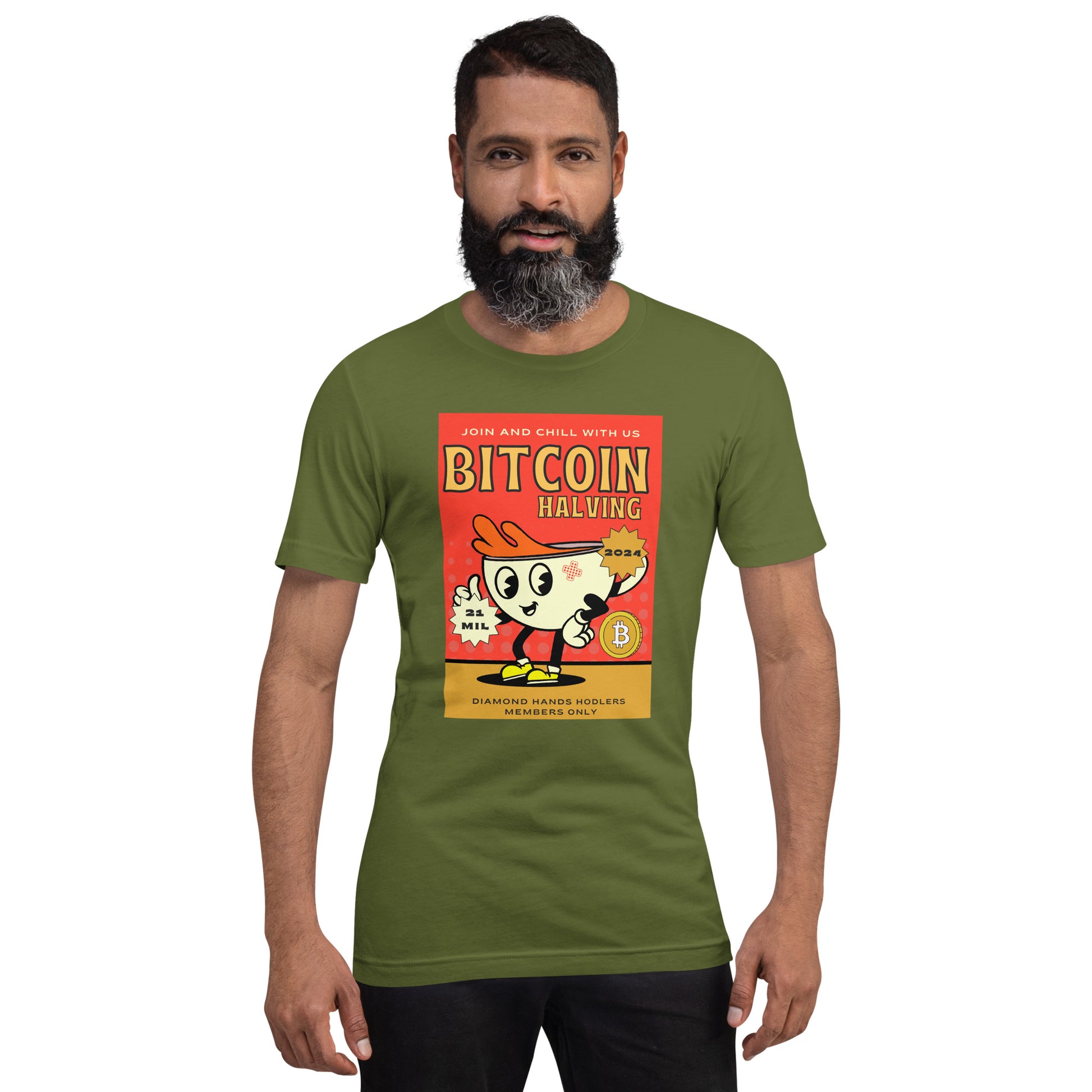 Bitcoin Retro 70s T-Shirt In N Out Crypto