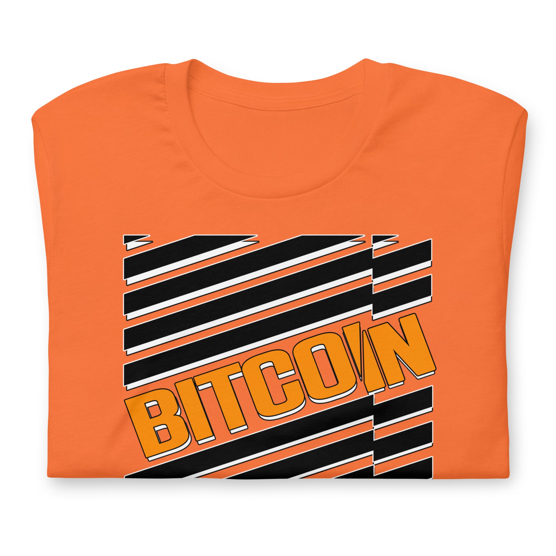 Bitcoin Zebra Arancio Tee In N Out Crypto