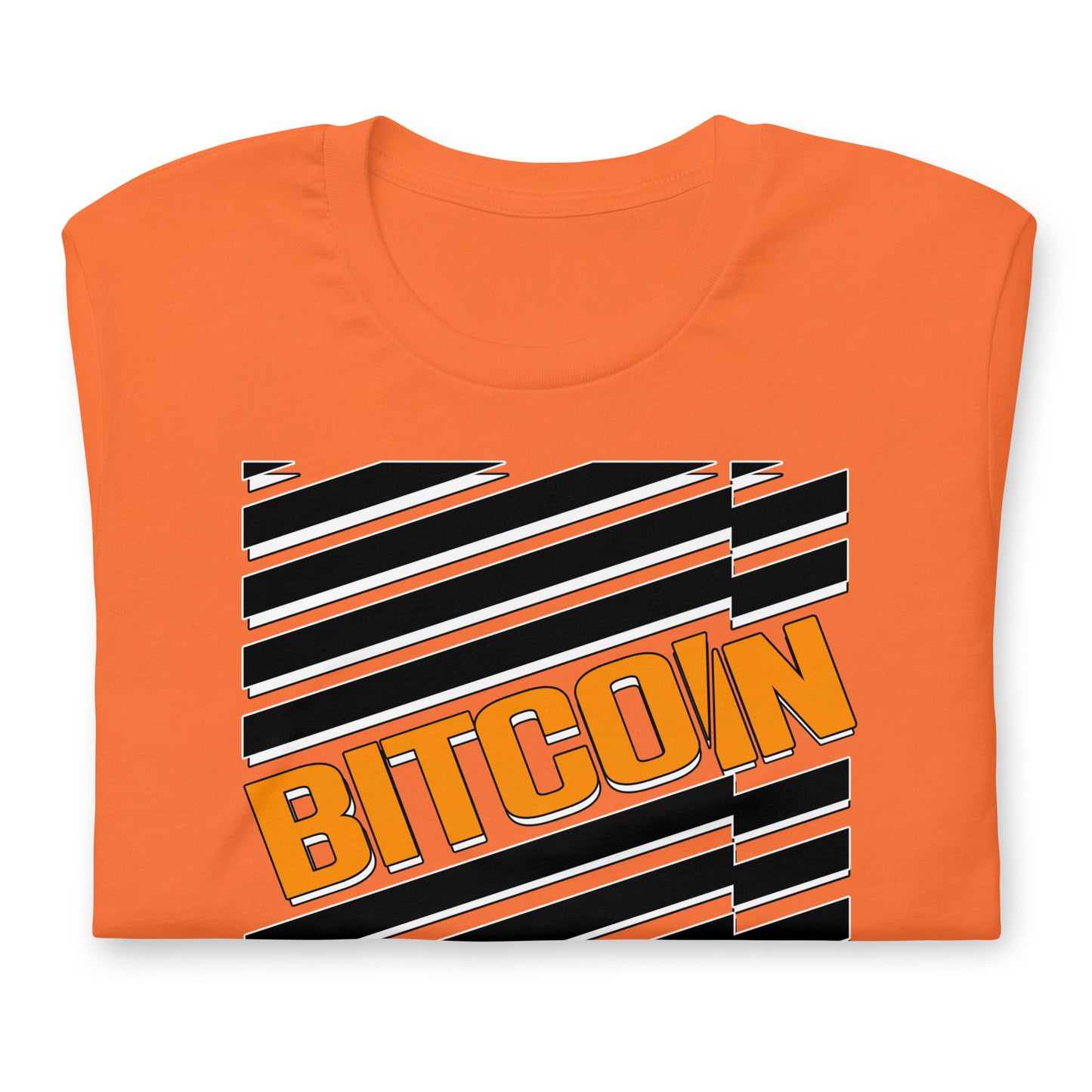 Bitcoin Zebra Arancio Tee