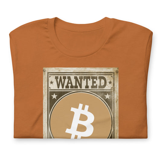 Bitcoin Wanted T-Shirt In N Out Crypto