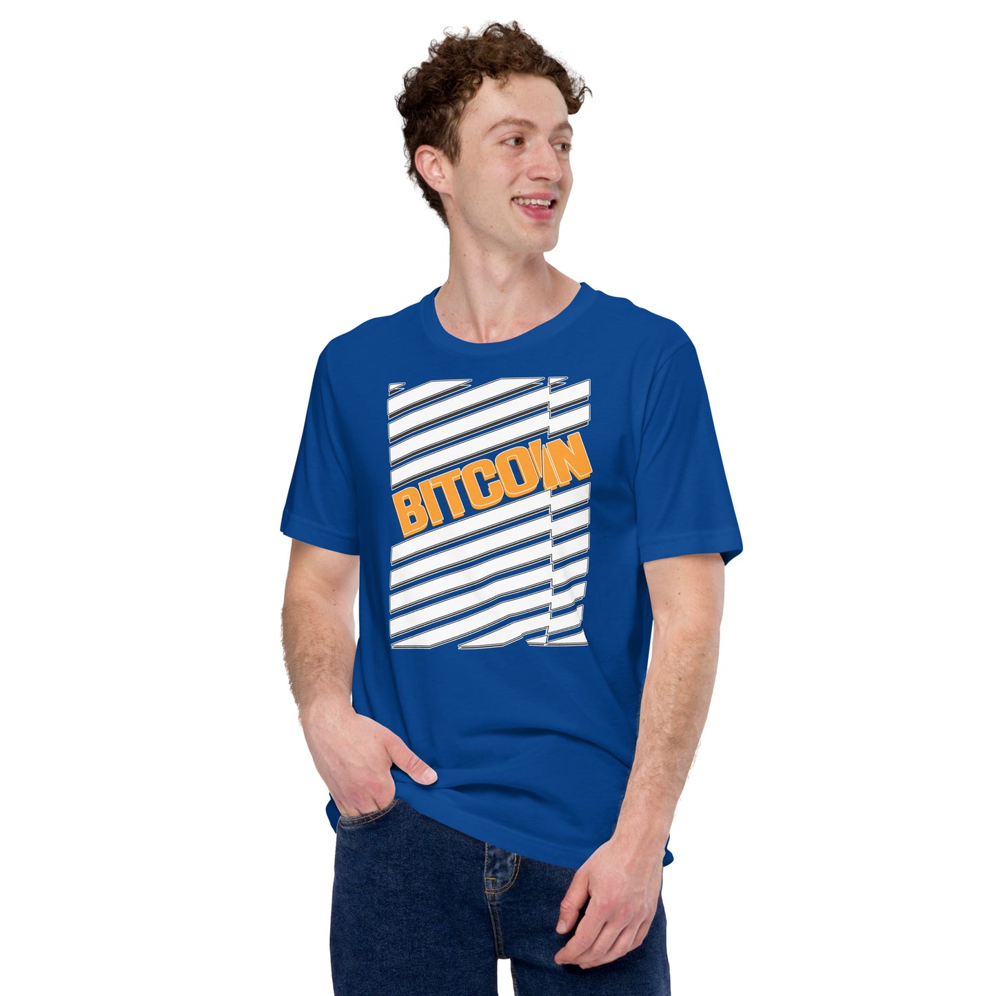 Bitcoin Zebra Arancio Tee In N Out Crypto