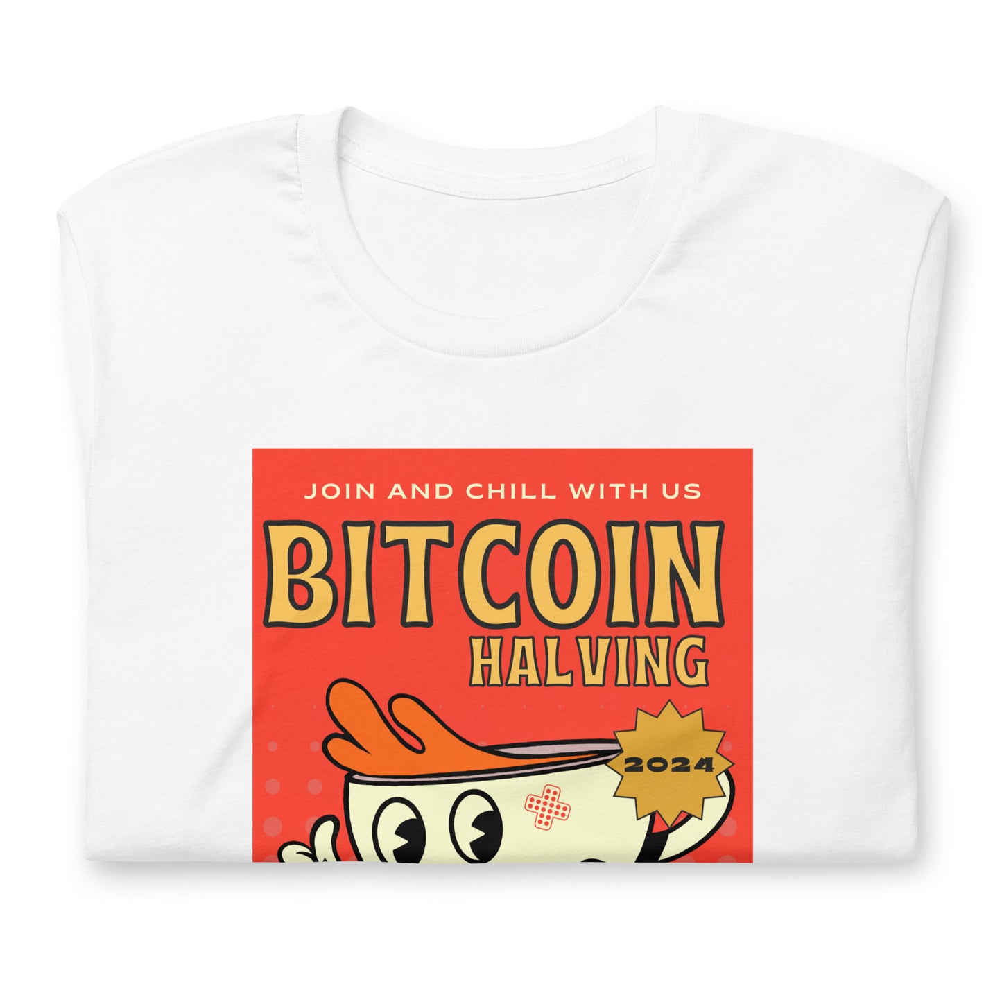 Bitcoin Retro 70s T-Shirt In N Out Crypto