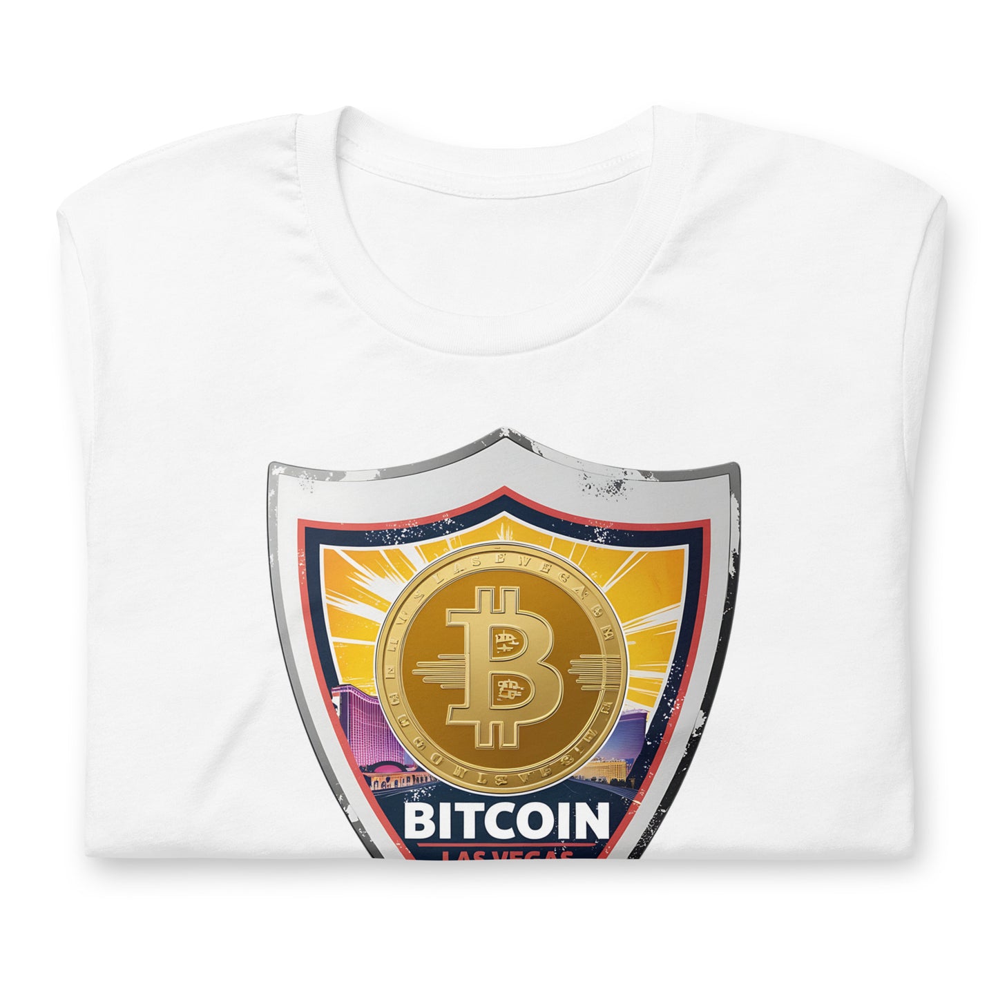 Bitcoin Las Vegas 2025 Shield T-Shirt In N Out Crypto