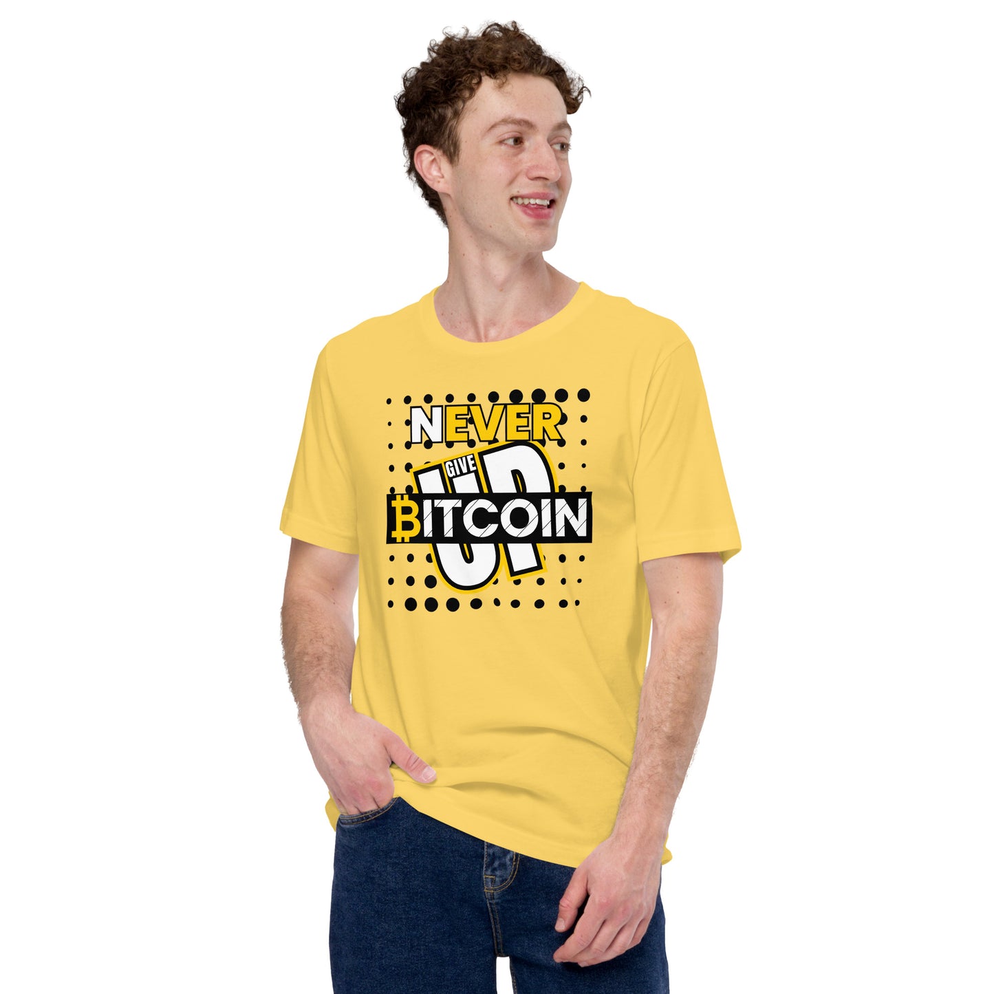 Bitcoin Never Give Up T-Shirt In N Out Crypto
