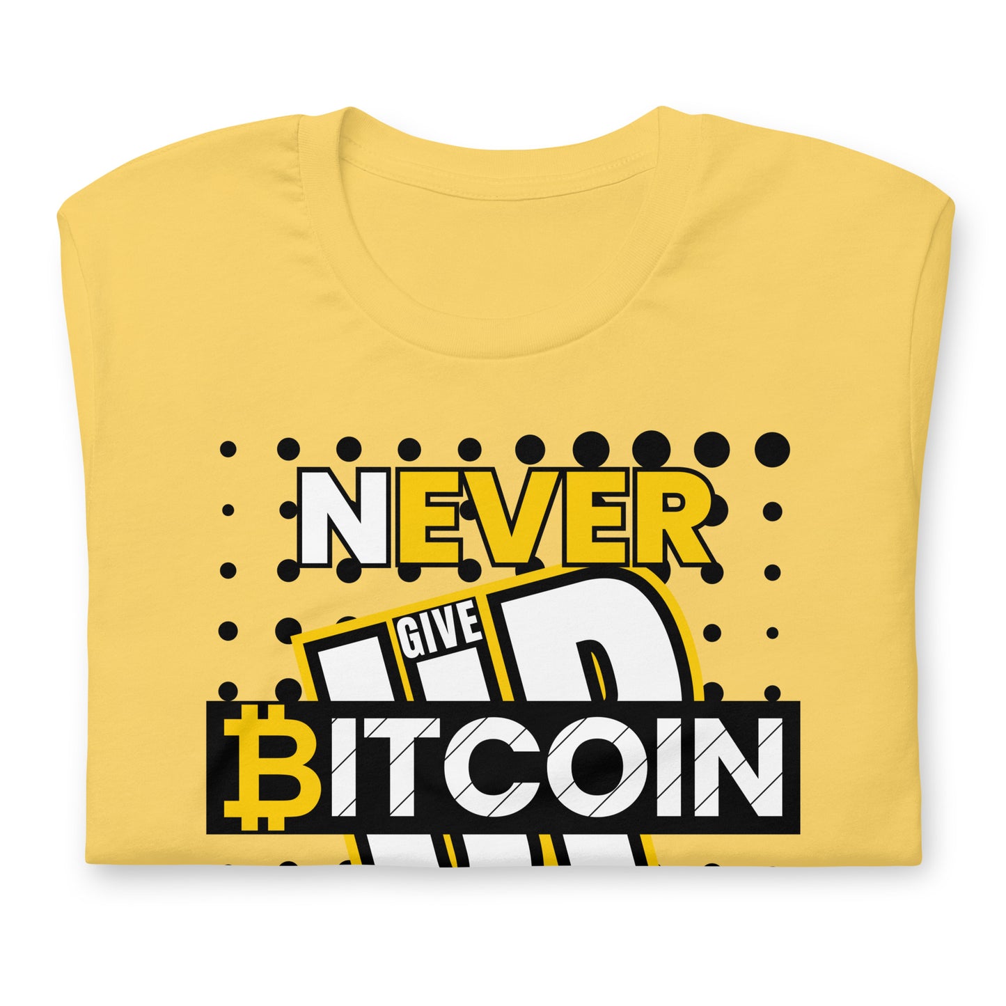 Bitcoin Never Give Up T-Shirt In N Out Crypto