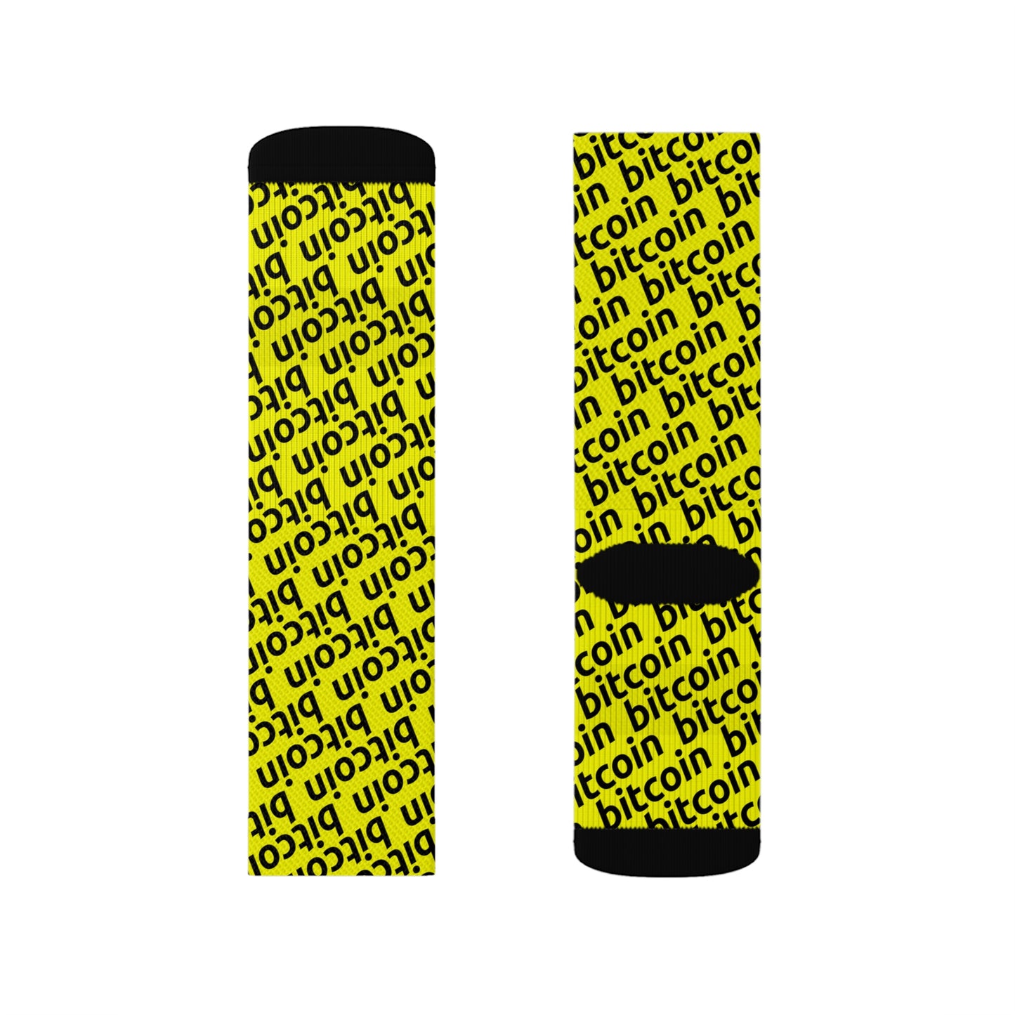 Bitcoin Lemon Socks