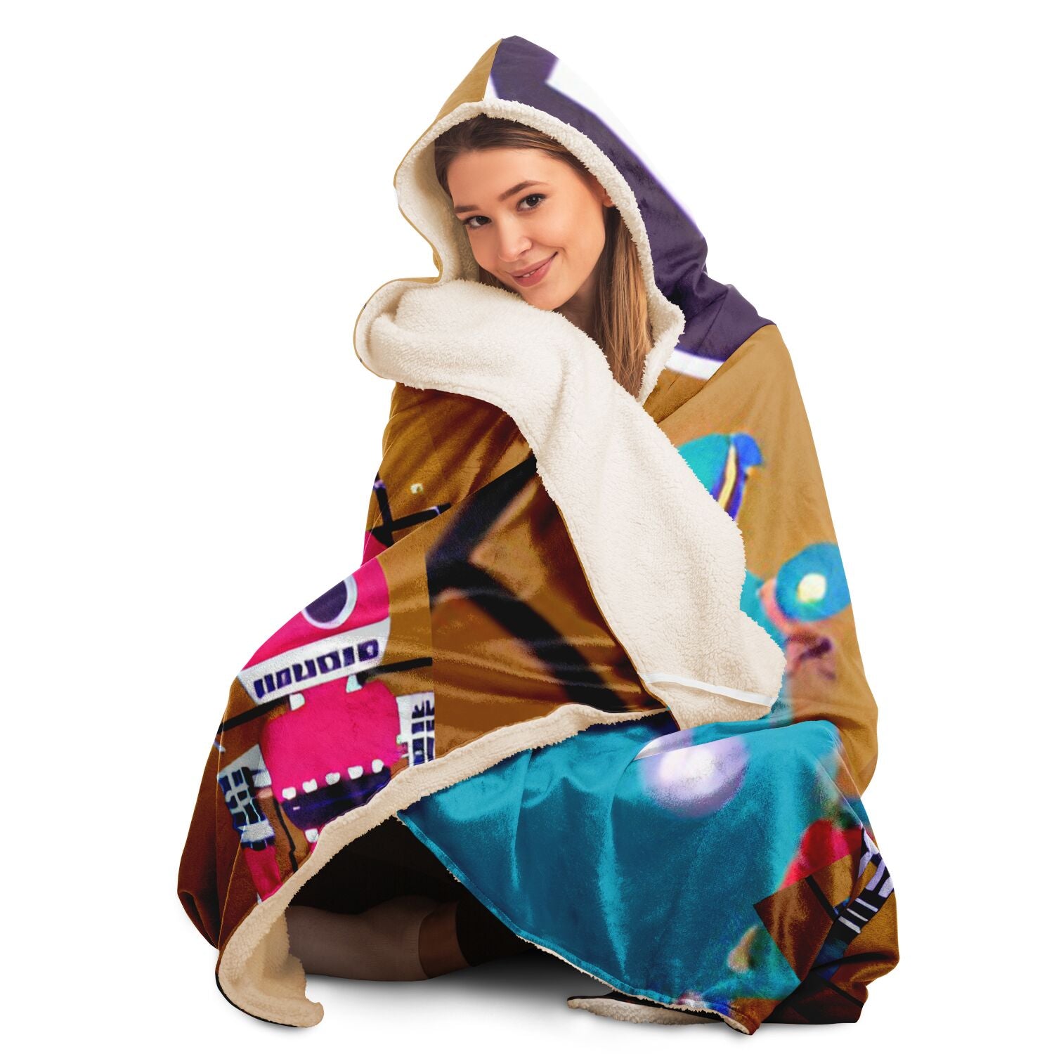 Bitcoin Hokas Hooded Blanket In N Out Crypto