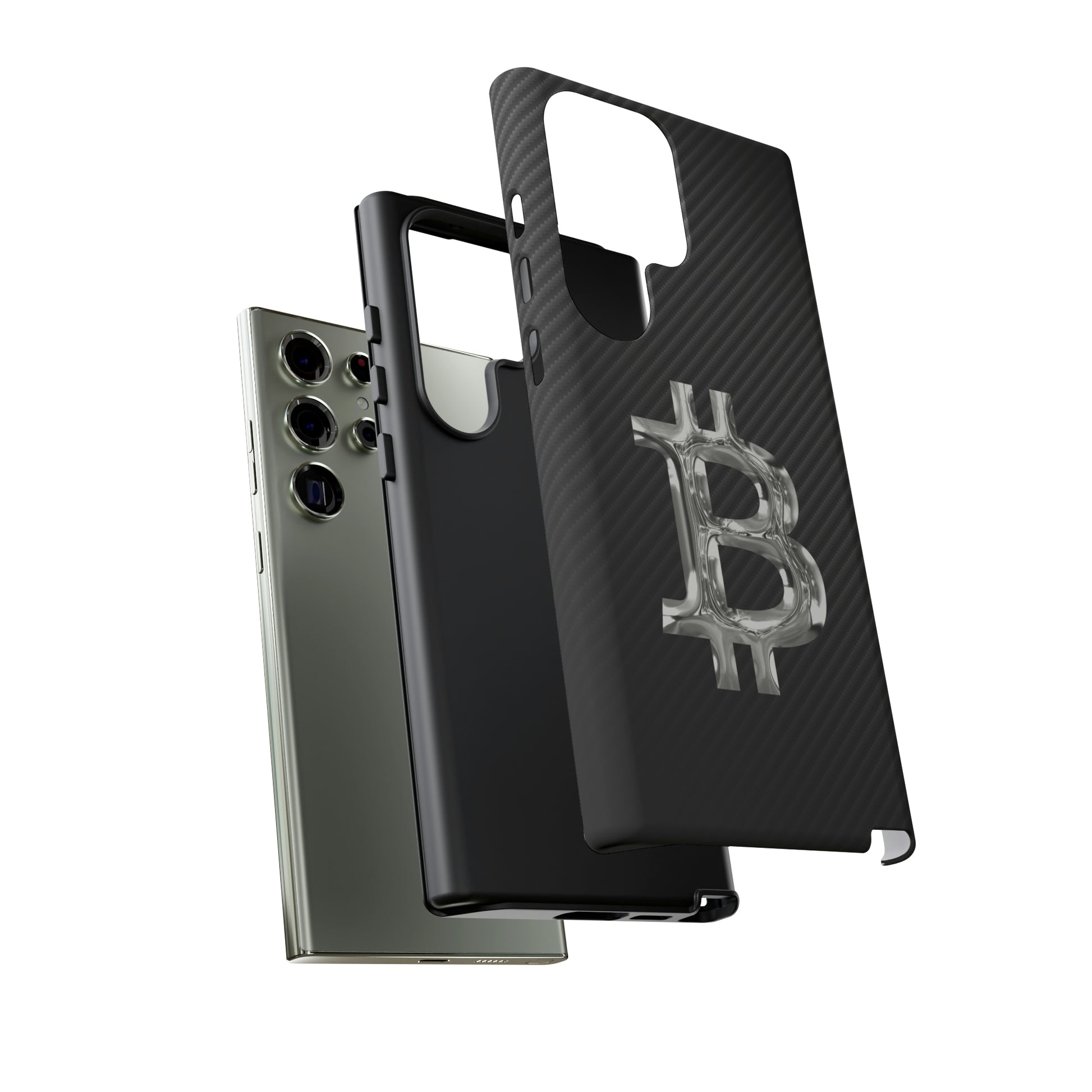 Bitcoin Carbon Fiber Tough Case In N Out Crypto