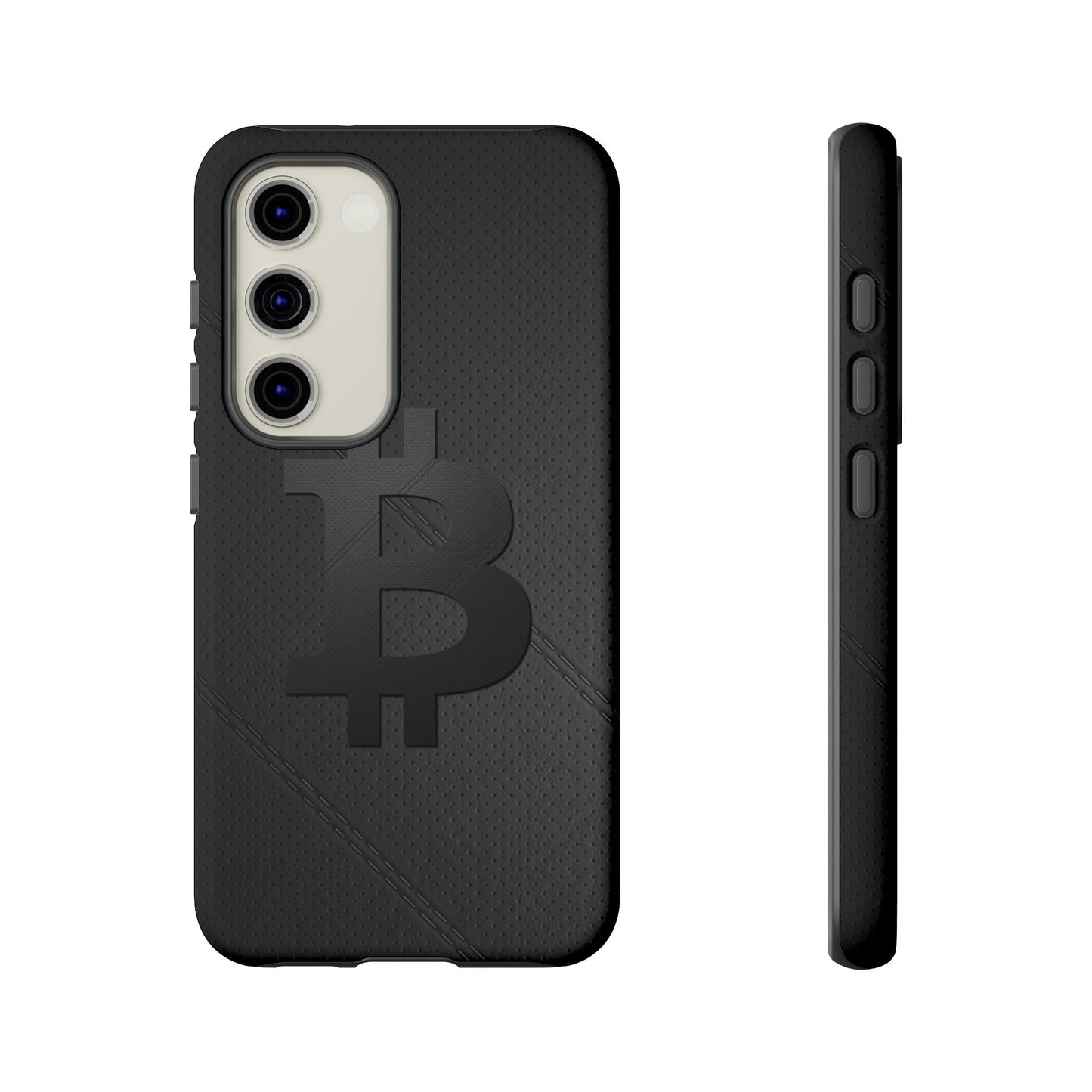 Bitcoin Leather Phone Case In N Out Crypto