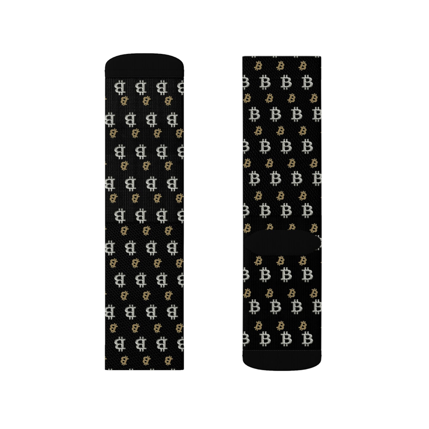 Bitcoin Simple B Socks Printify