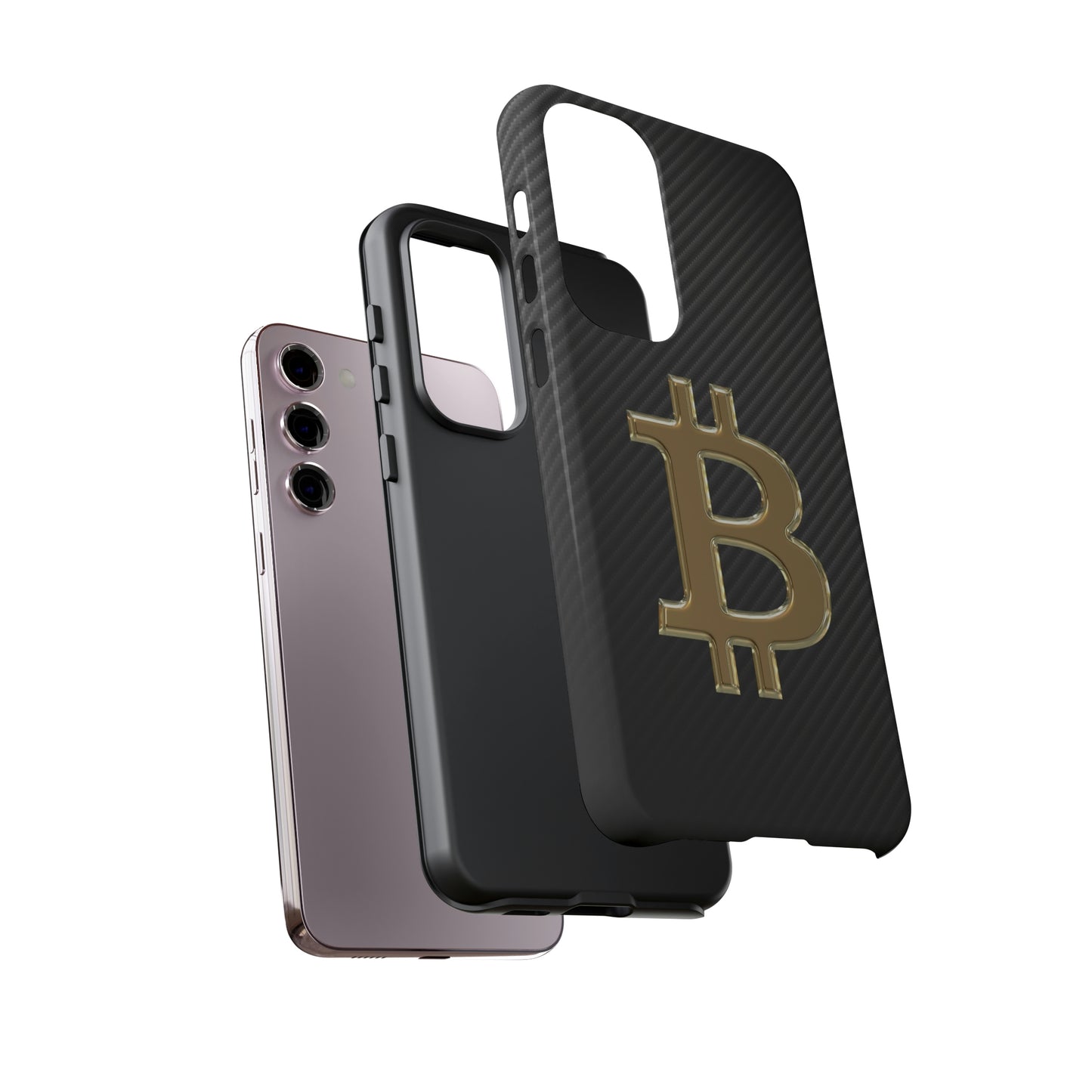 Bitcoin Carbon Fiber Gold Case In N Out Crypto