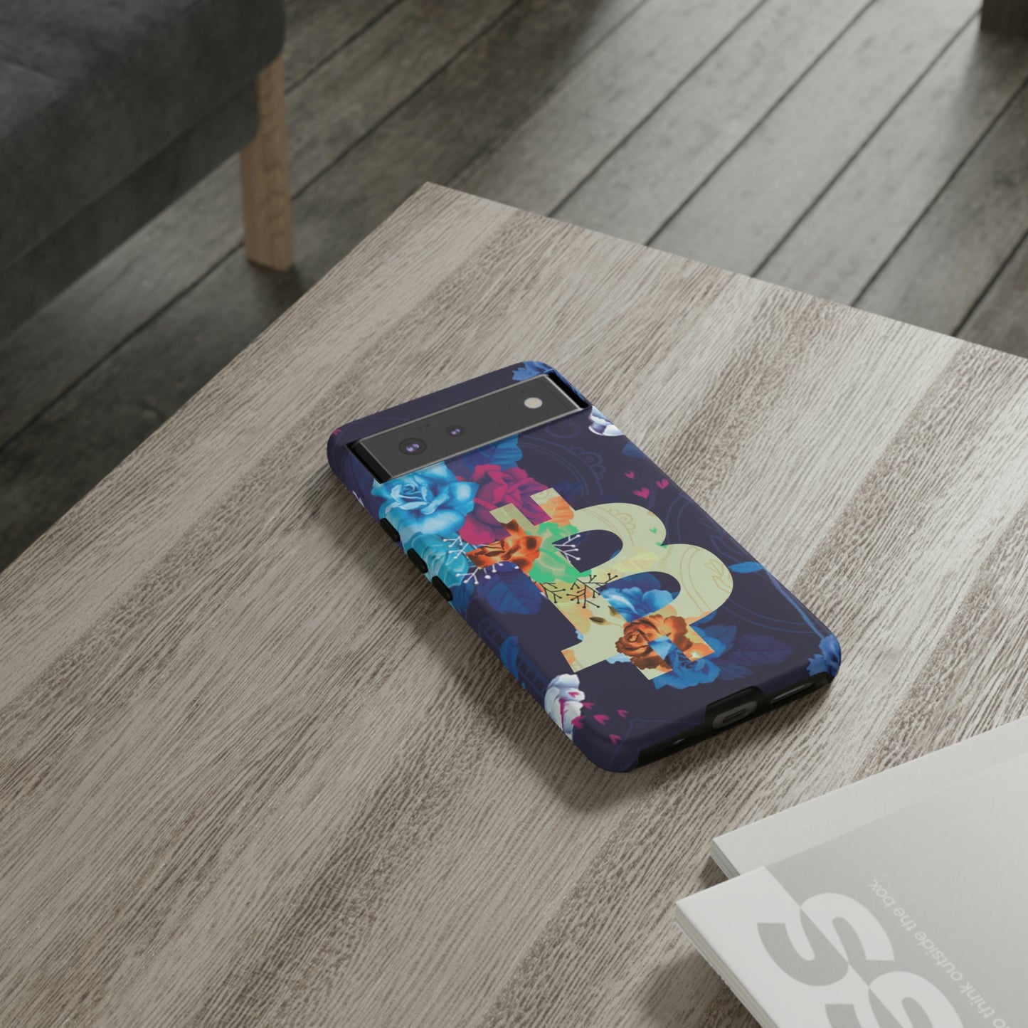 Bitcoin Flowers Art Case In N Out Crypto
