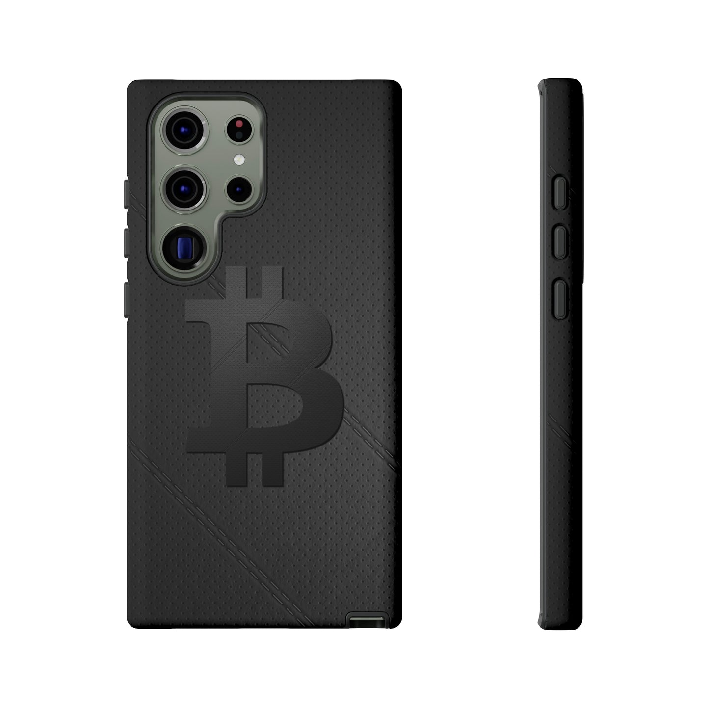 Bitcoin Leather Phone Case In N Out Crypto