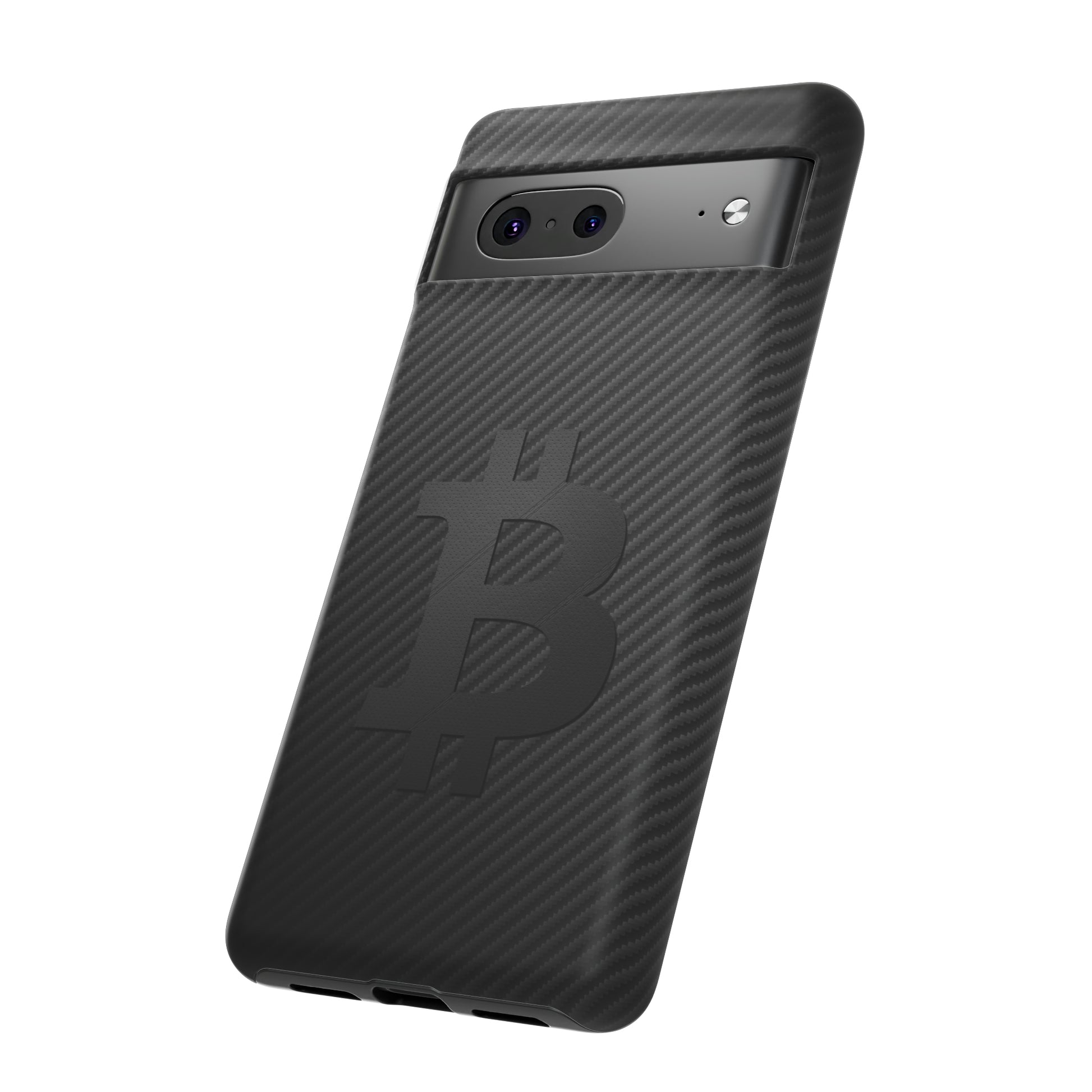 Bitcoin Fiber Blk Leather Tough Case In N Out Crypto