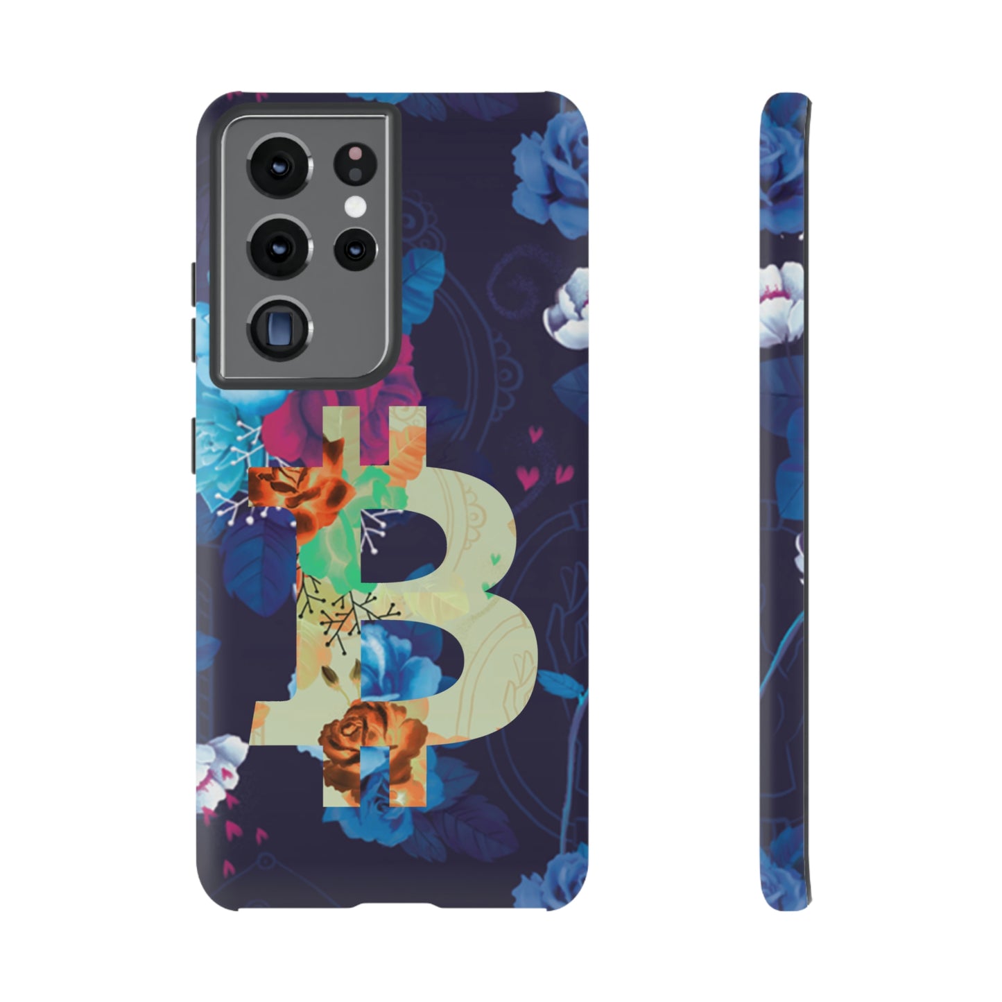 Bitcoin Flowers Art Case In N Out Crypto