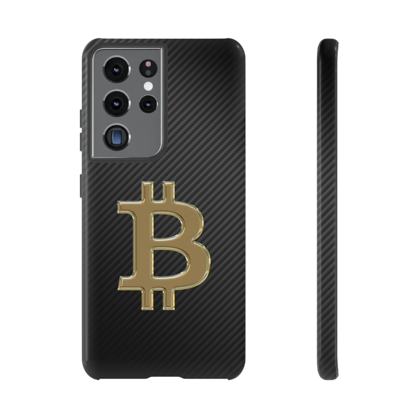 Bitcoin Carbon Fiber Gold Case In N Out Crypto