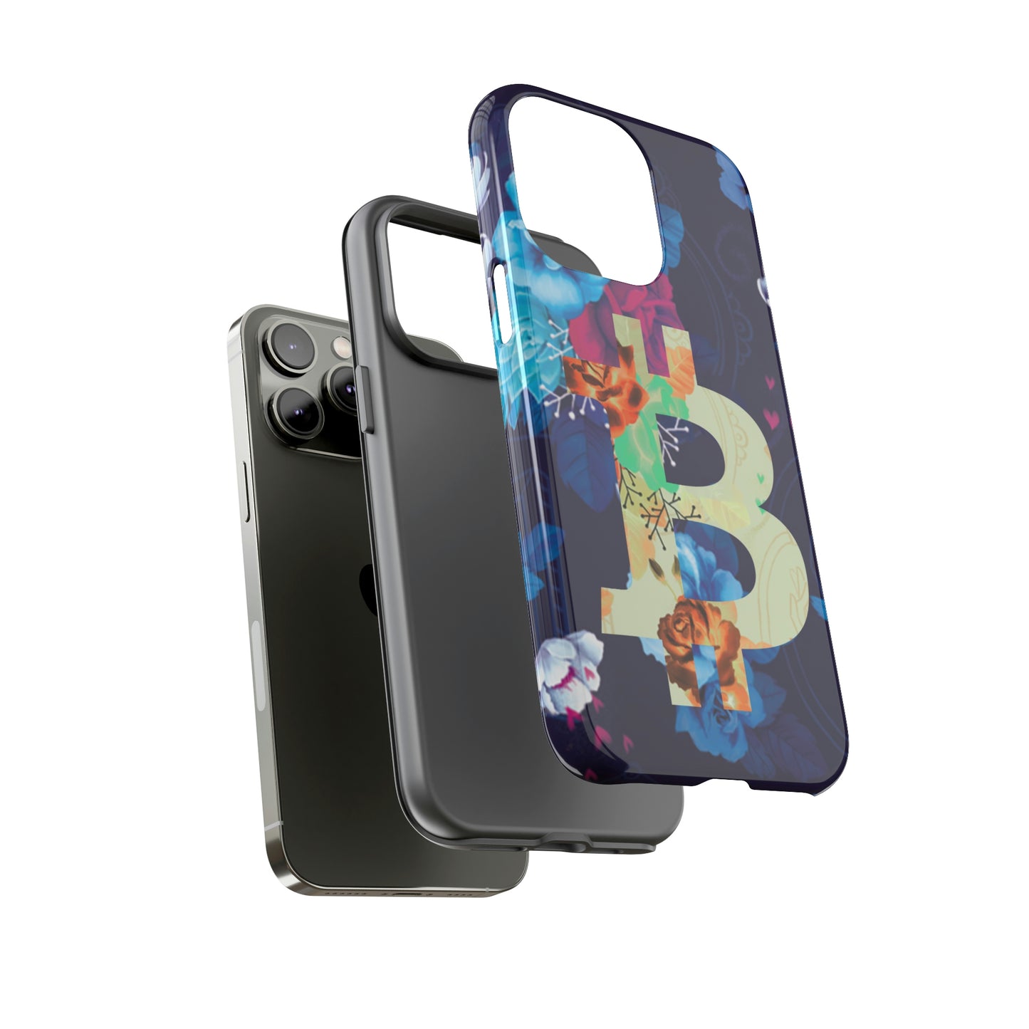 Bitcoin Flowers Art Case In N Out Crypto